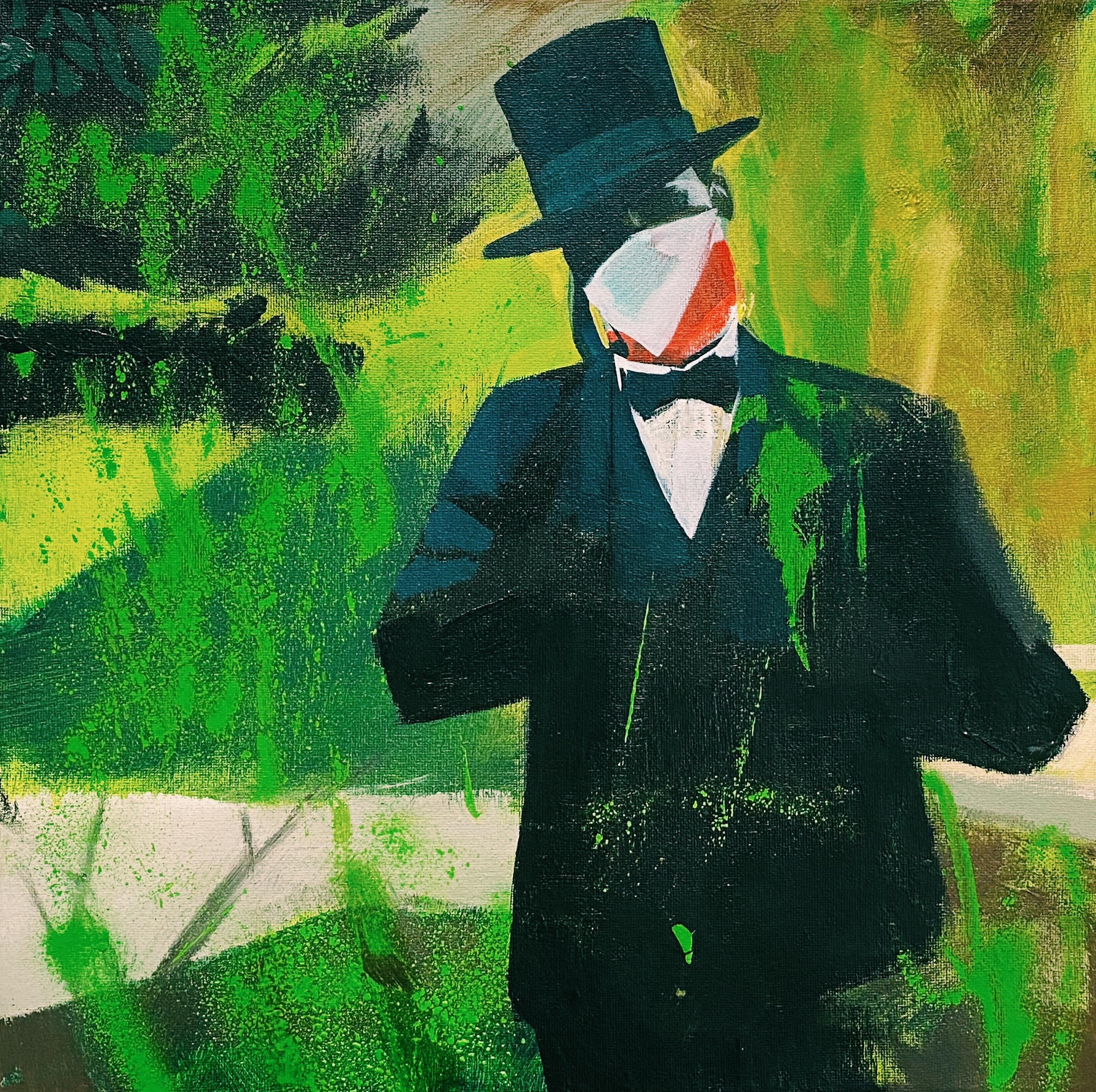 Mach Hommy Portrait Acrylic on canvas