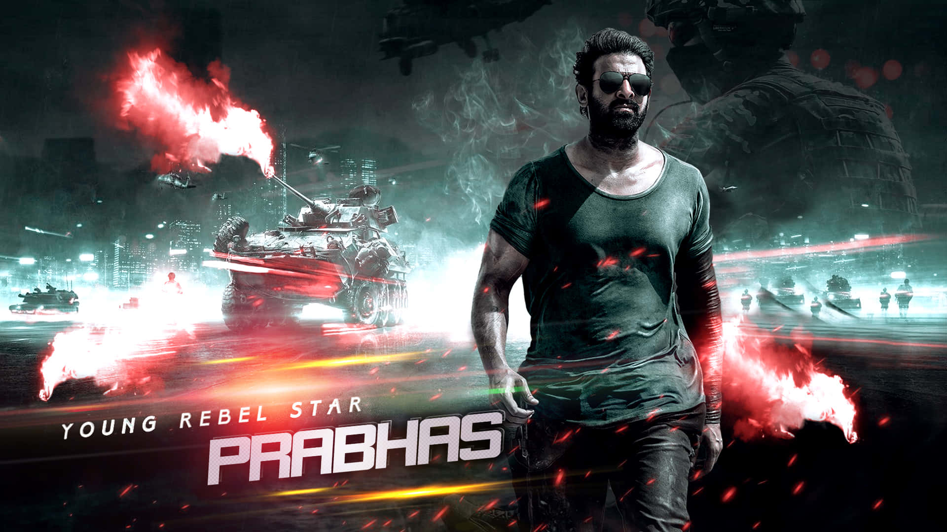 Download Salaar Movie Action Scene Prabhas Wallpaper