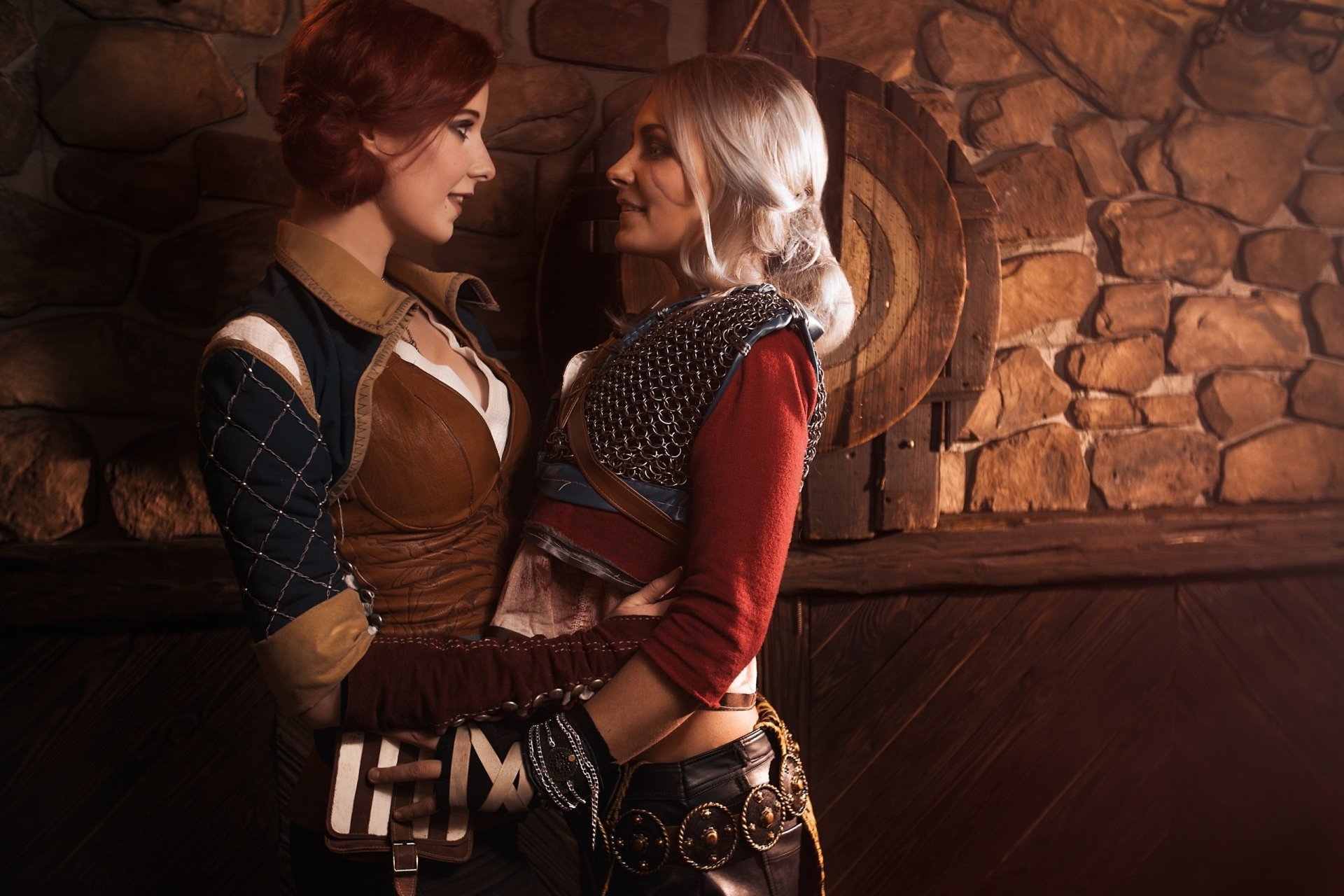 Triss and Ciri Witcher Cosplay HD Wallpaper