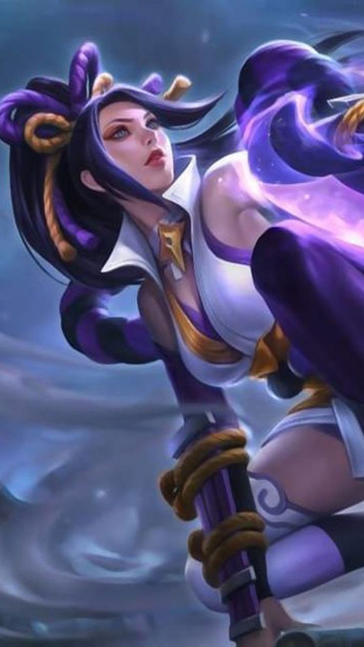 Hanabi Resplendent Iris Mobile Legends 4K Ultra HD Mobile Wallpaper for iPhone & Android