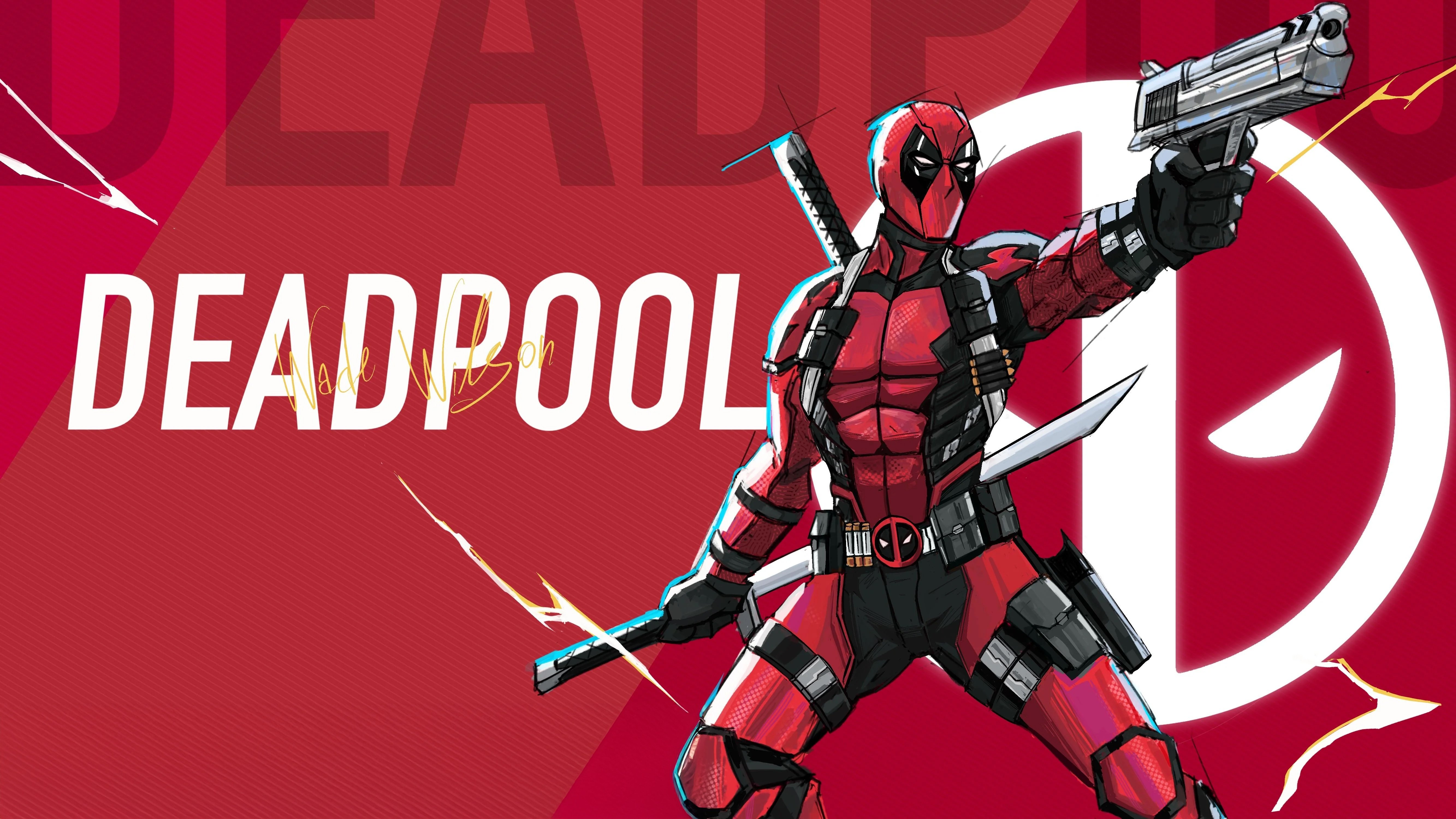 Deadpool in Marvel Rivals Wallpaper for Desktop