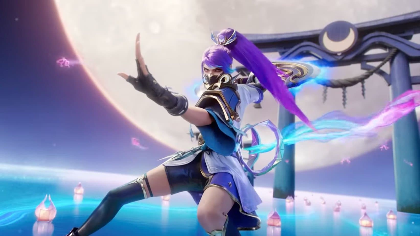 This Stunning Moonlit Ninja Hanabi Skin Is Waifu Material