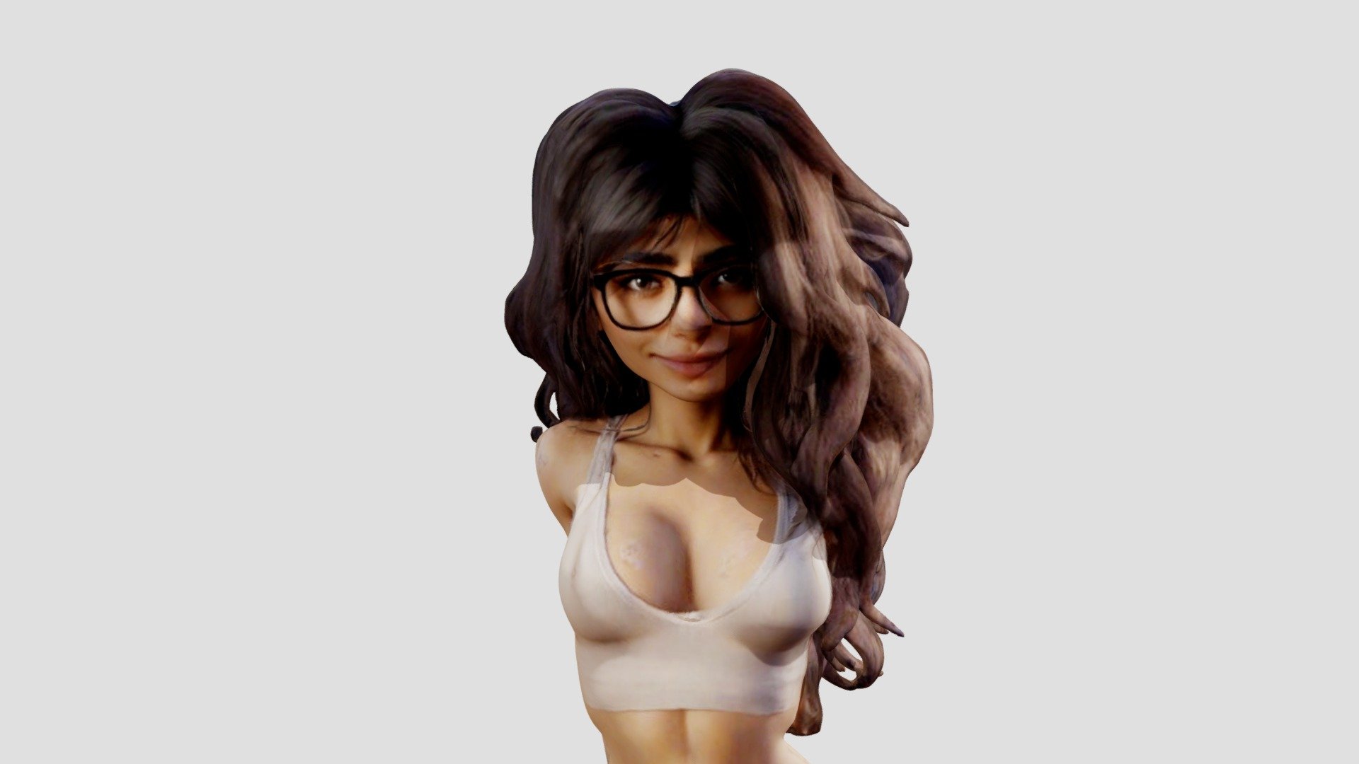 Mia Khalifa Free 3D model by Gaming Assets [2cf52fa]