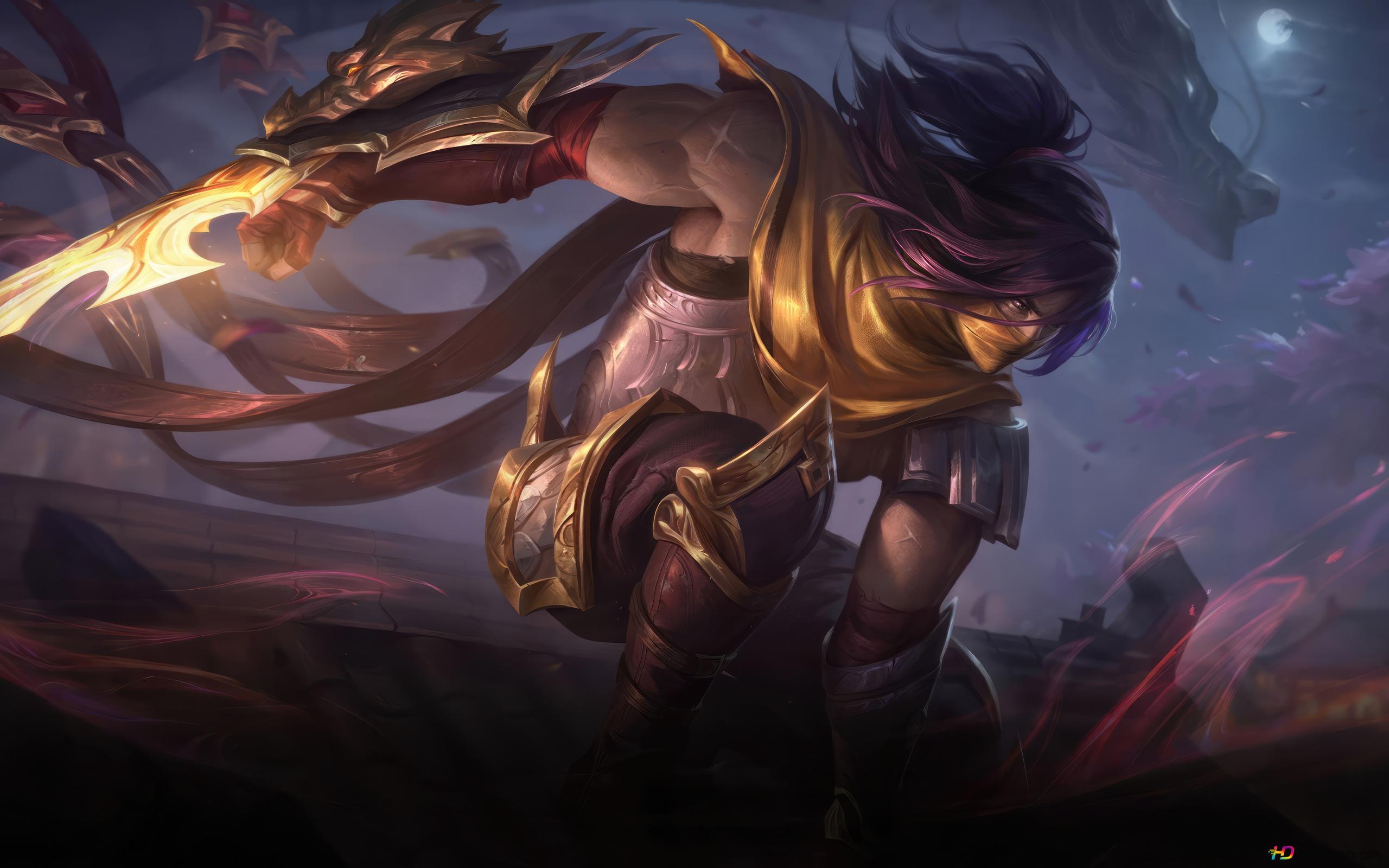 Dragonblade 'Talon' Catseye Chroma of Legends (LOL) 8K wallpaper download