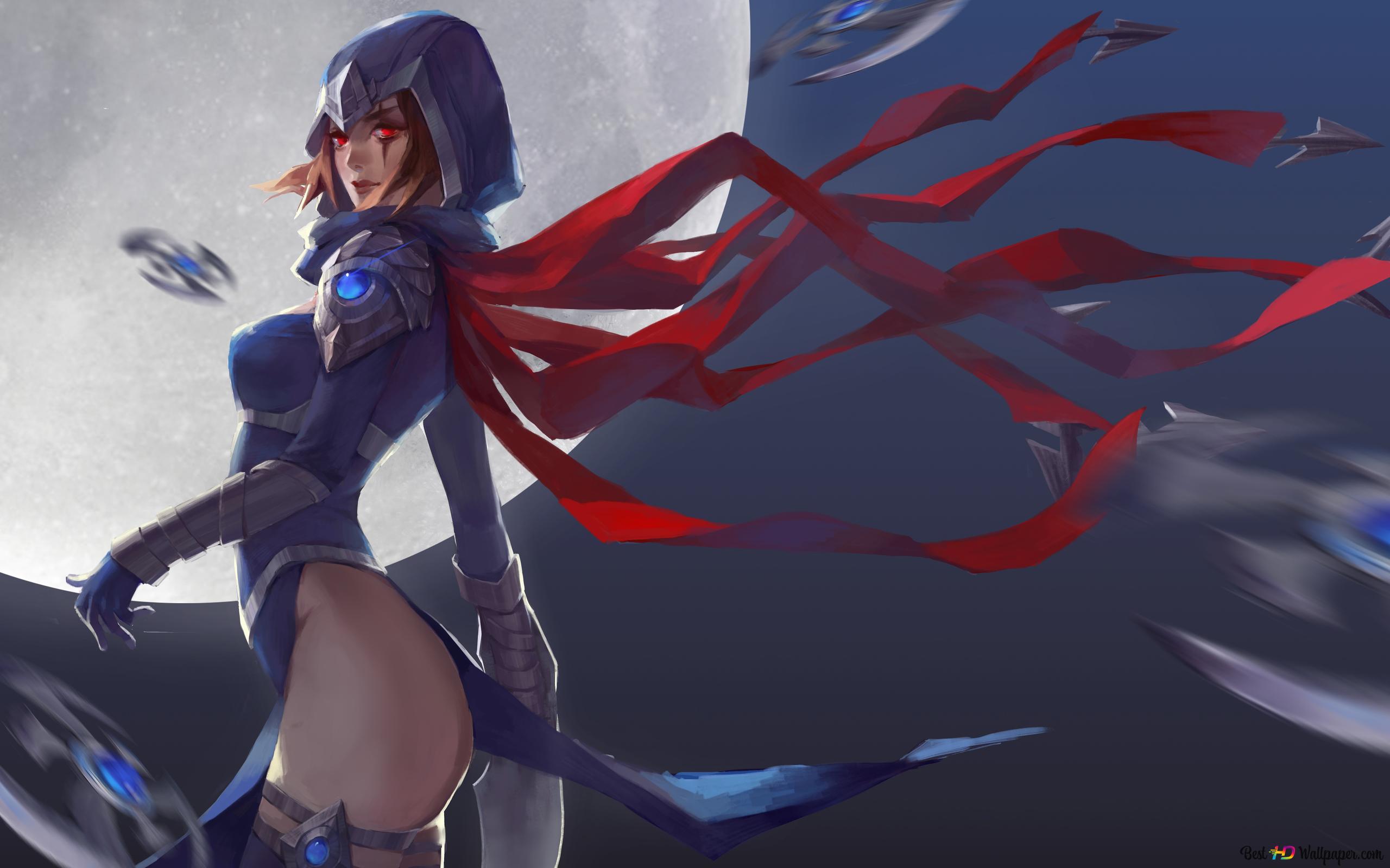 Female Ninja 'Talon' of Legends (LOL) 8K wallpaper download