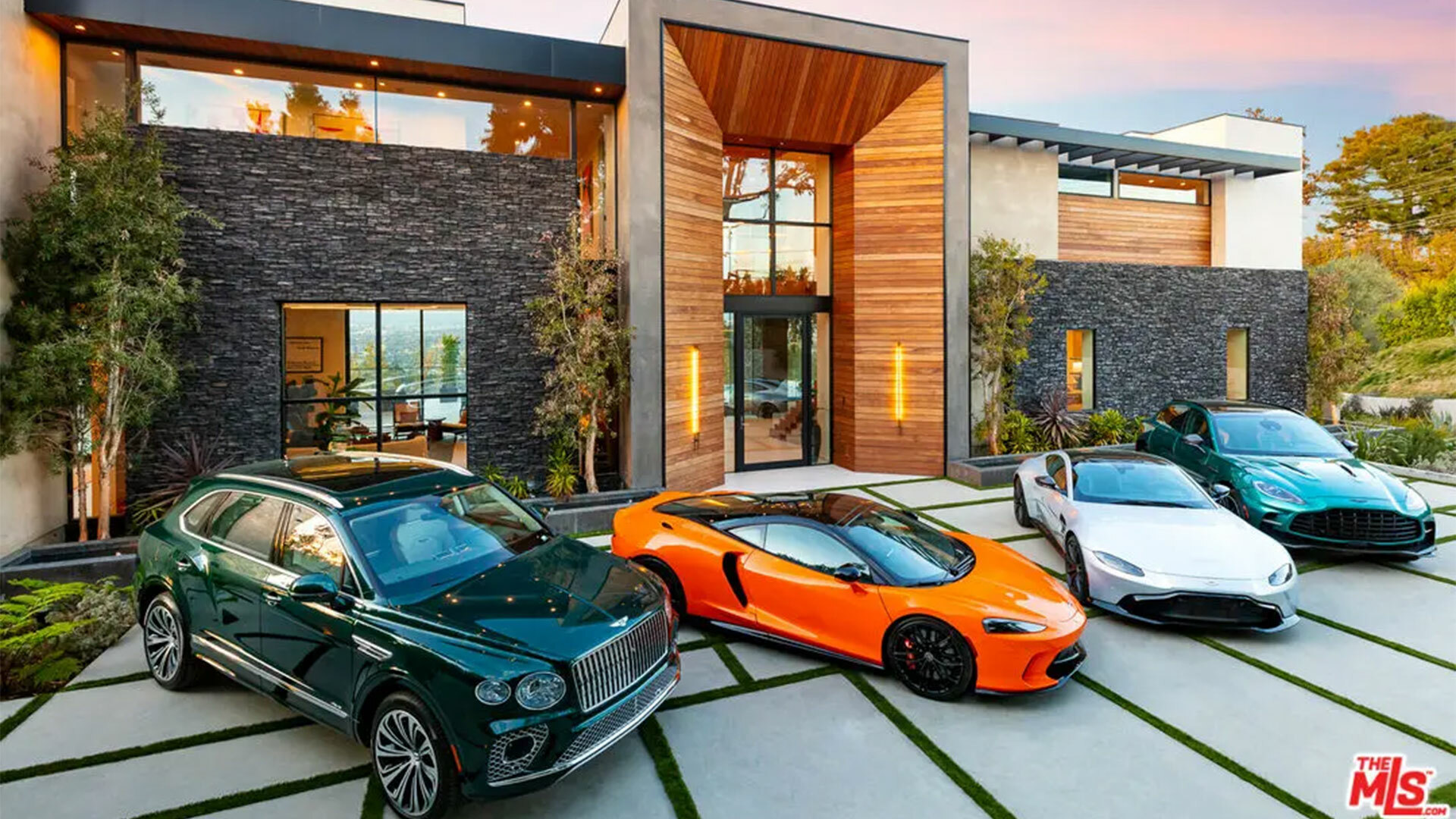 Spend $16 Million On This LA Mansion And Get A Free Aston, Bentley, Or McLaren