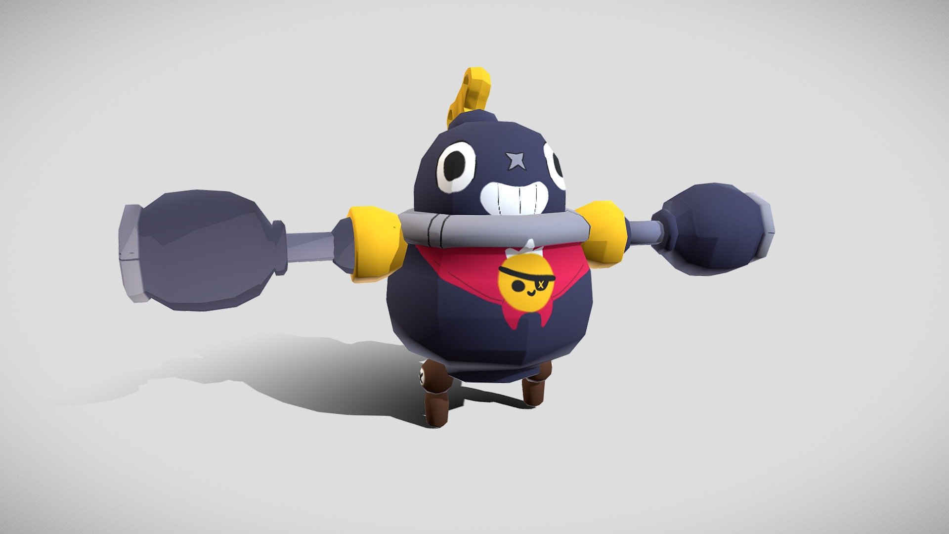 Tick (Brawl Stars) model by Constanza_Valenzuela [cd100a4]