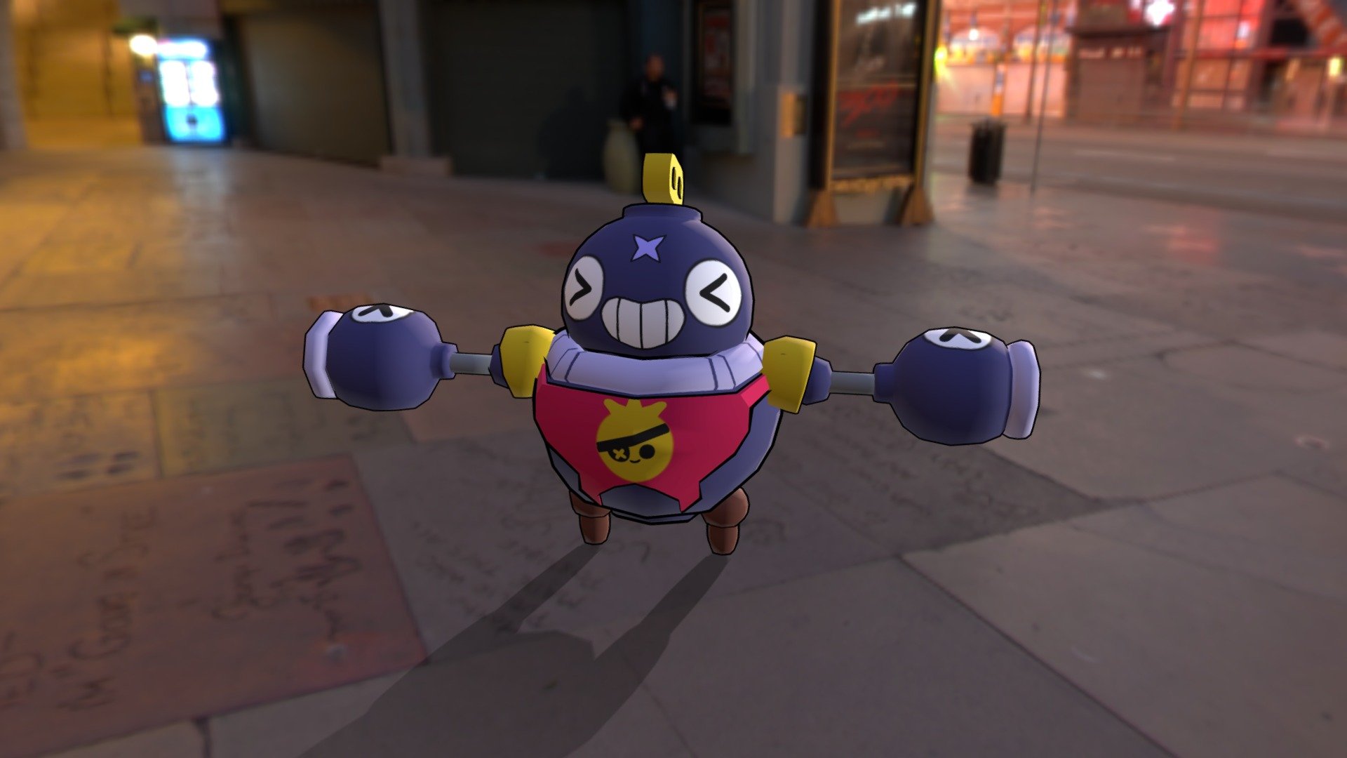 TICK FROM BRAWL STARS model by Constanza_Valenzuela [0eb2f2d]