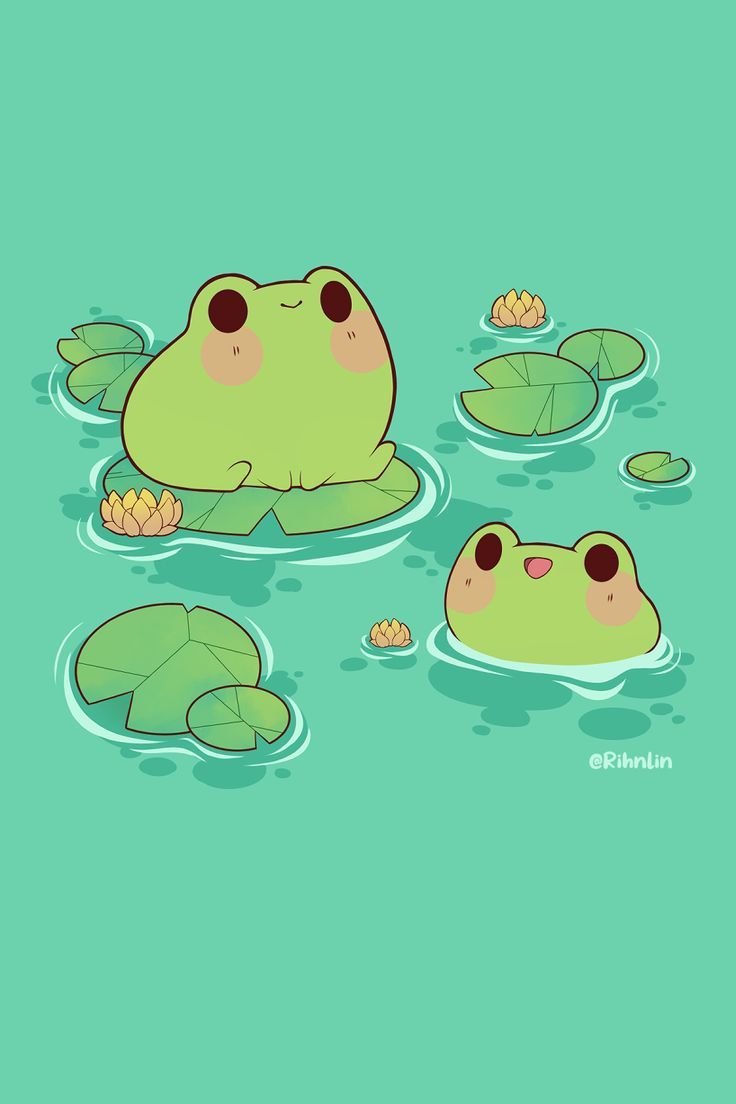 Froggies in a pond
