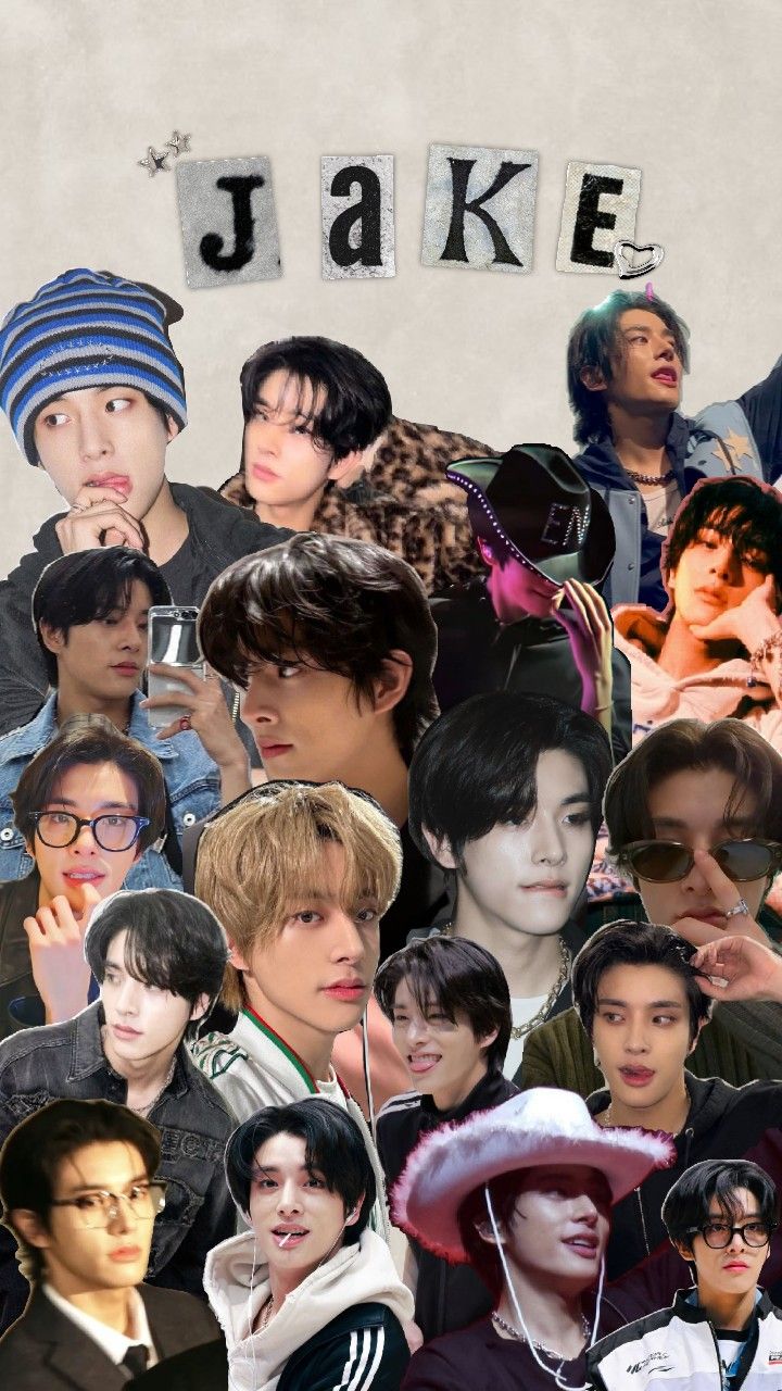 #jake #enhypen #fondos #collage #kpop #fondosdepantalla. Boyfriend picture, Cute lockscreens, Jake sim