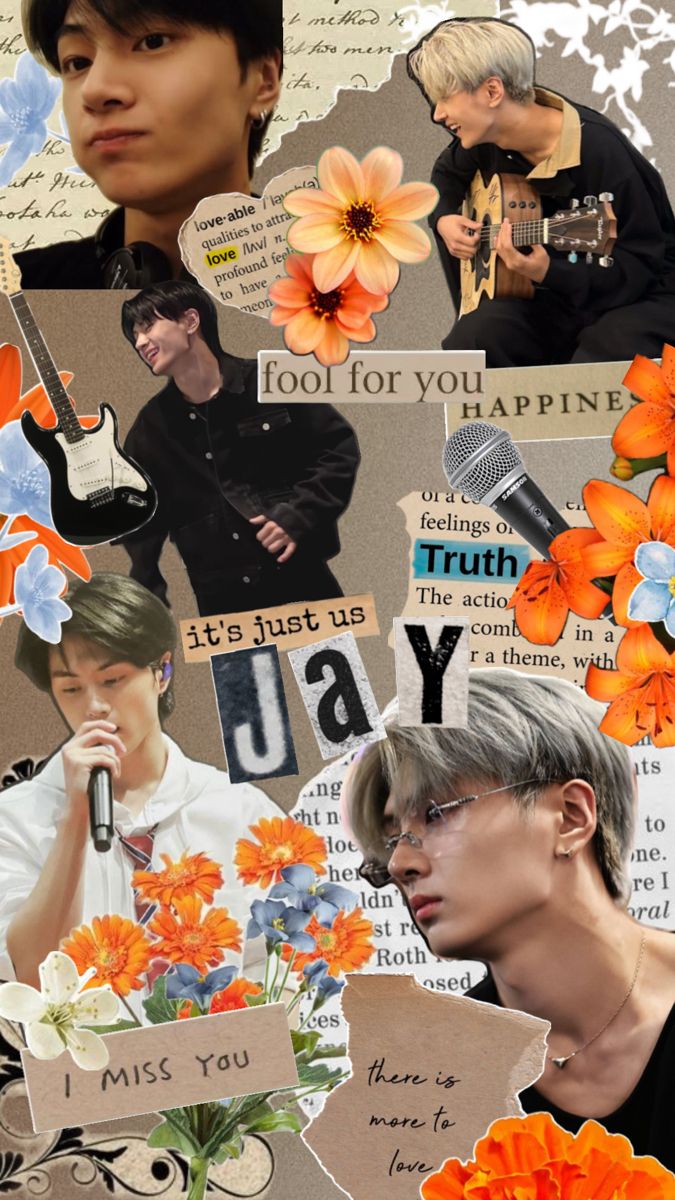 jay #enhypen #kpop #collage #wallpaper