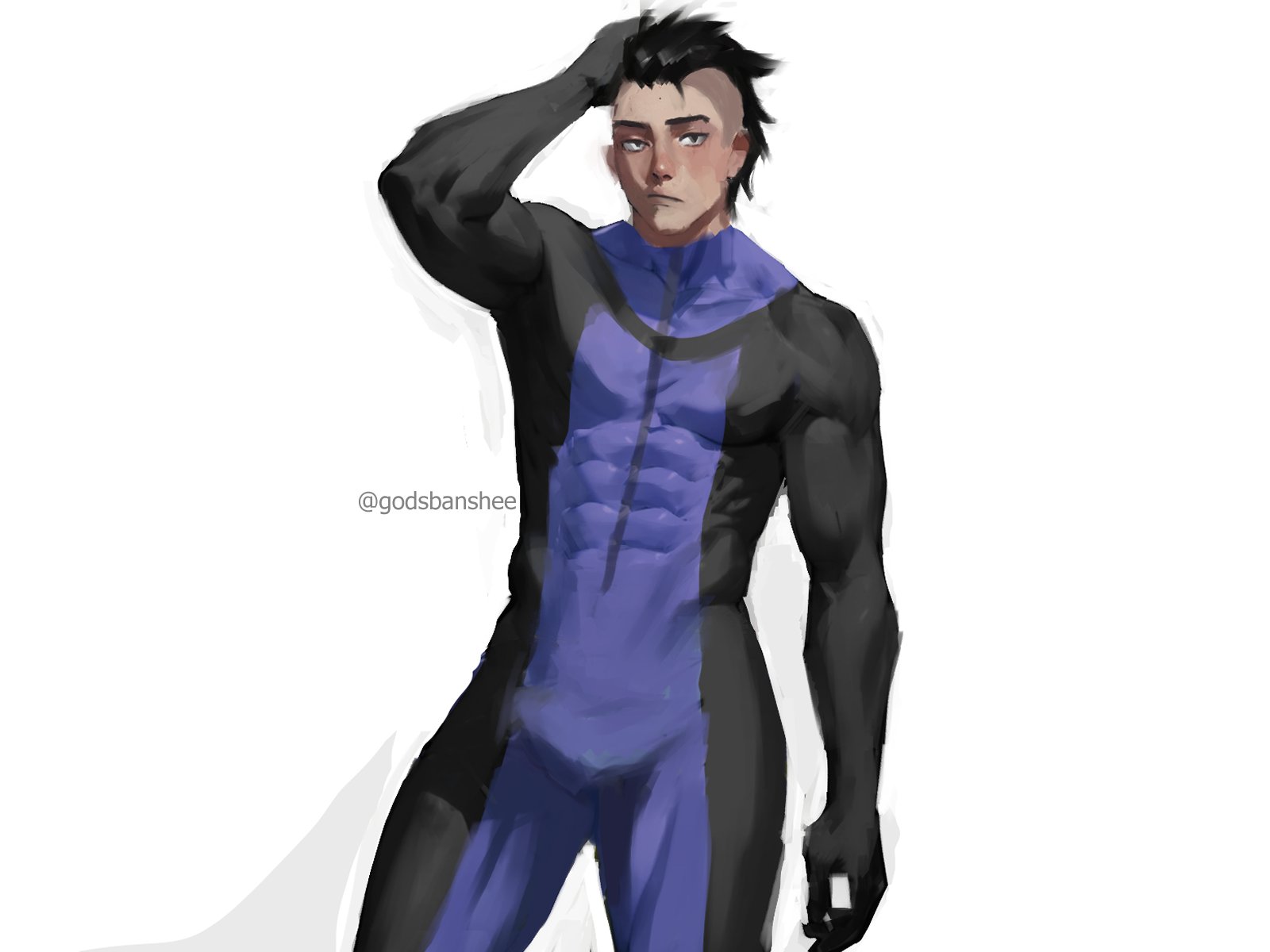 BANSHEE (Commissions Open) - #Invincible Mohawk Mark is so cool. I LOVE THIS BRUSH SO MUCH