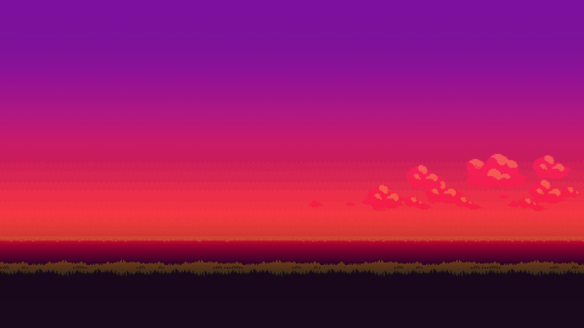 sunset, 16 bit, Pixel art, Pokemon Wallpaper HD / Desktop and Mobile Background