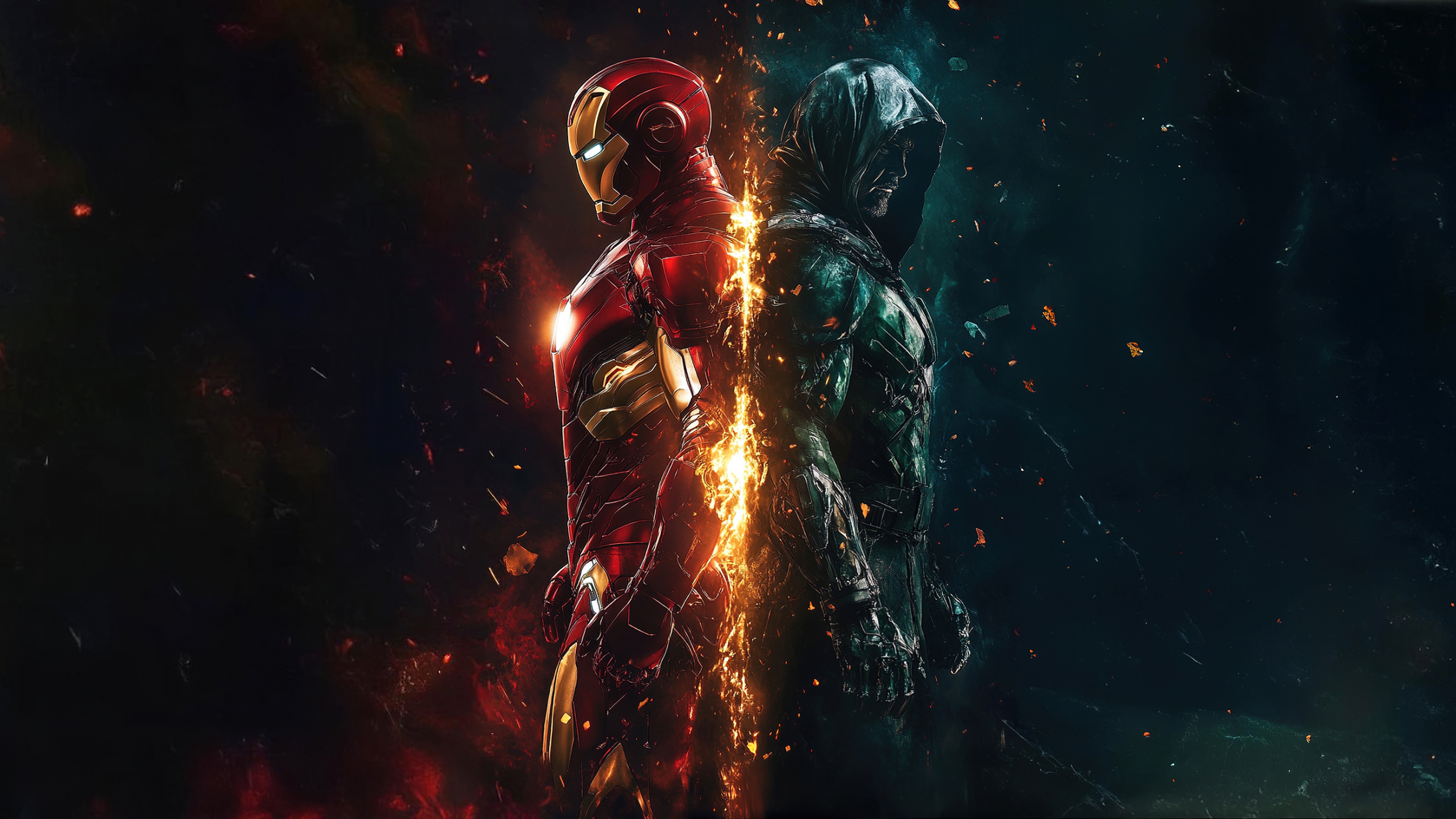 Iron Man Wallpaper 4K, Doctor Doom, Marvel Comics, 5K