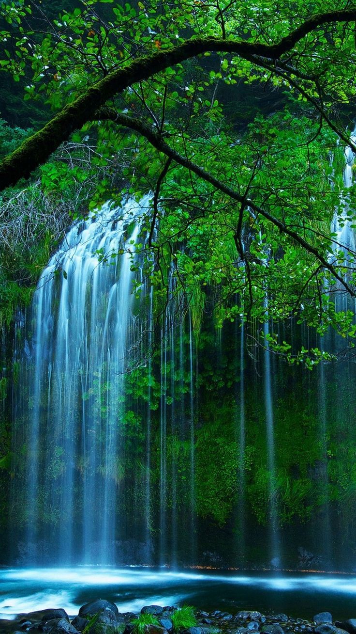Waterfall, Natural Landscape, Nature, Body of Water, Water Resources Wallpaper for Android [Full HD], 1080x1920 Nature Background and Image
