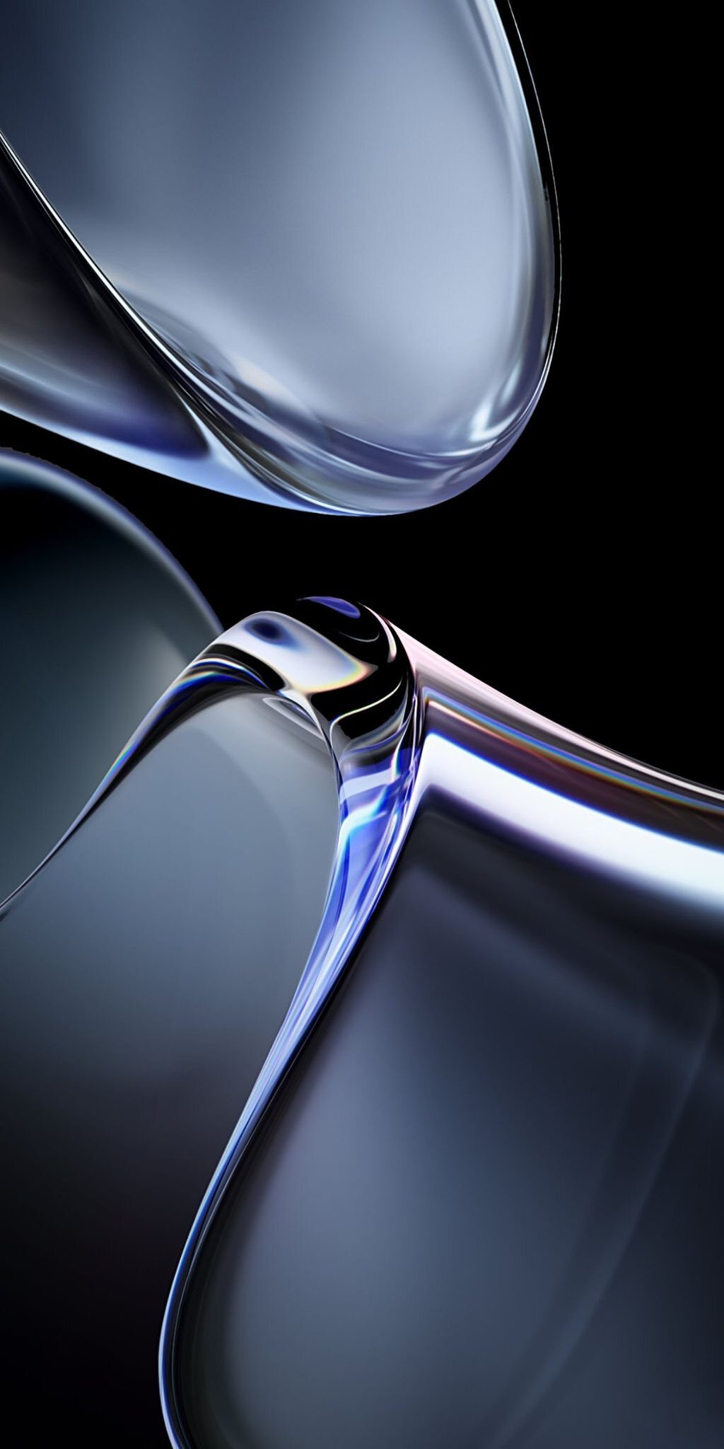 Dark Mode Glass 3D Shiny Made For Apple IOS 26 Liquid Glass Most Popular Free Wallpaper For Apple And Android Devices Including Samsung Xiaomi OnePlus