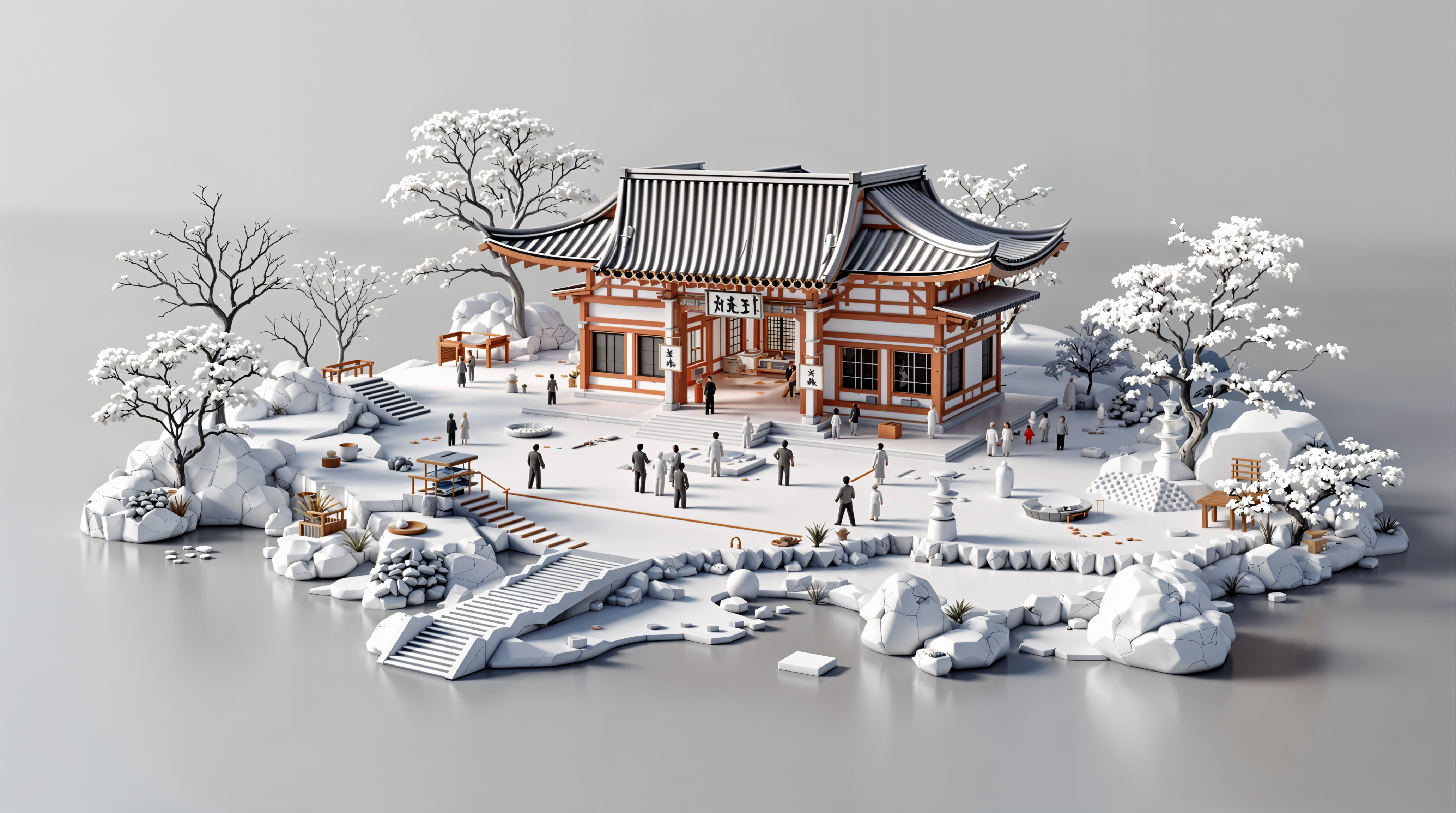 Winter Zen Dojo Island
