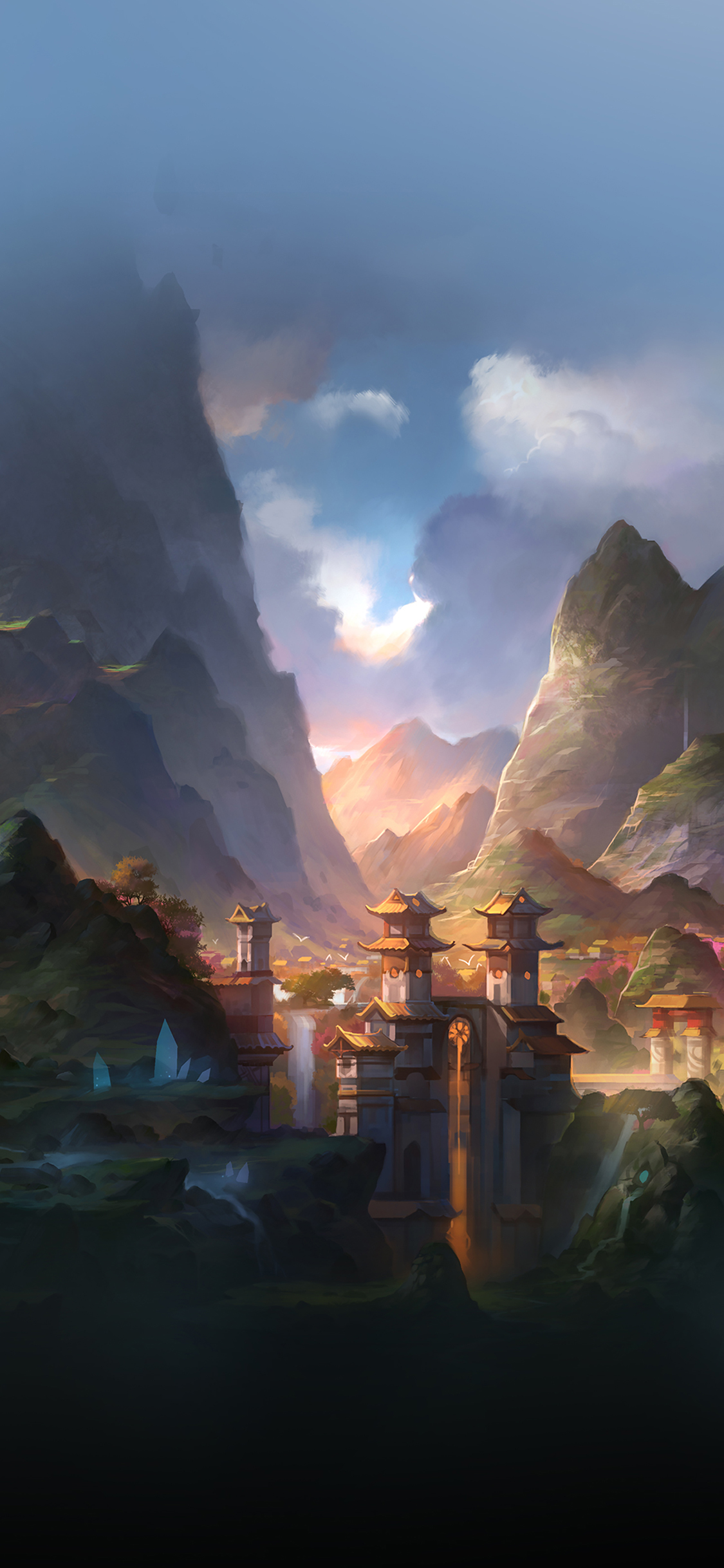 iPhoneXpapers art illust anime peaceful