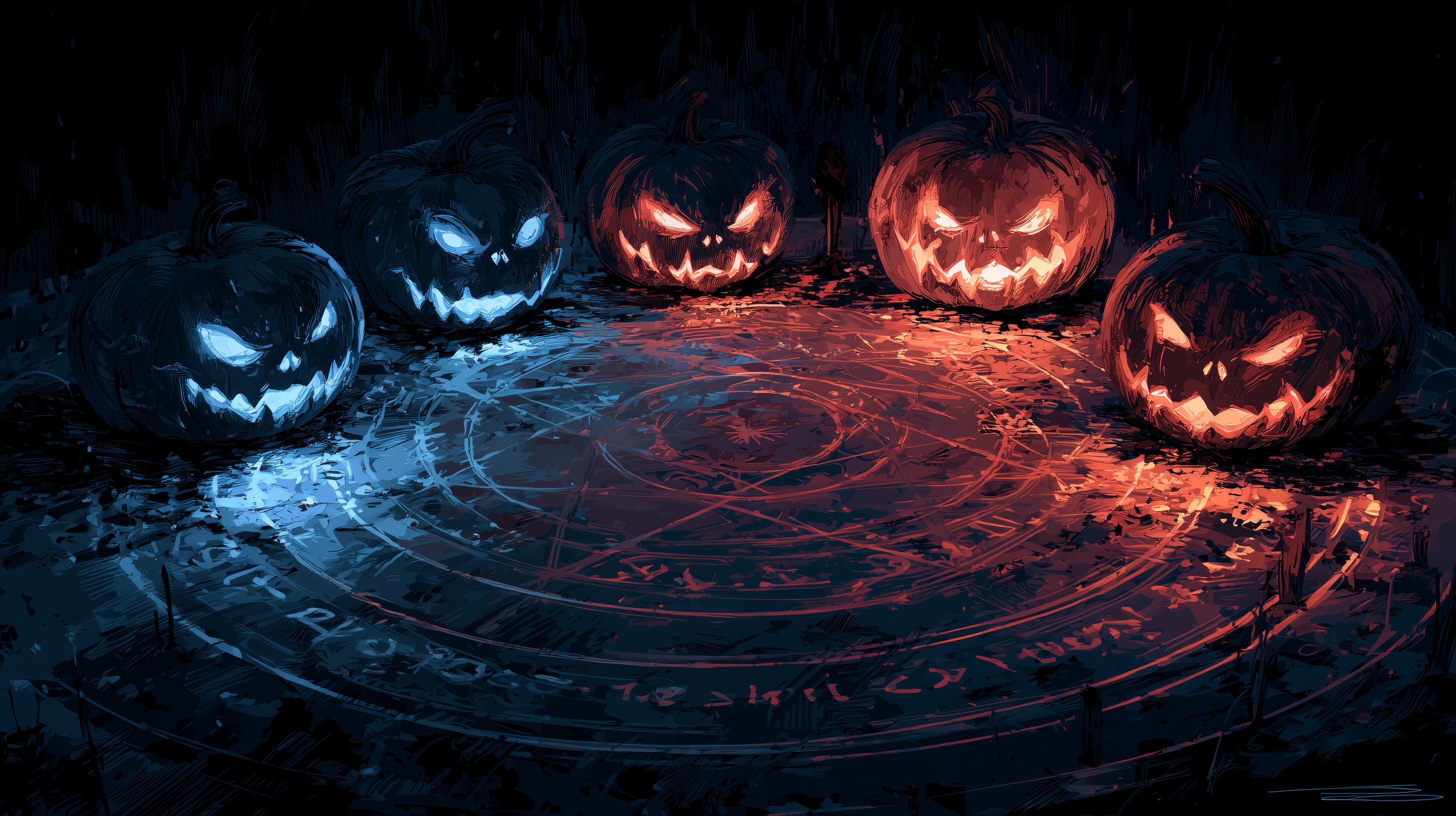 Free Halloween Pumpkin Wallpaper HD & 4K