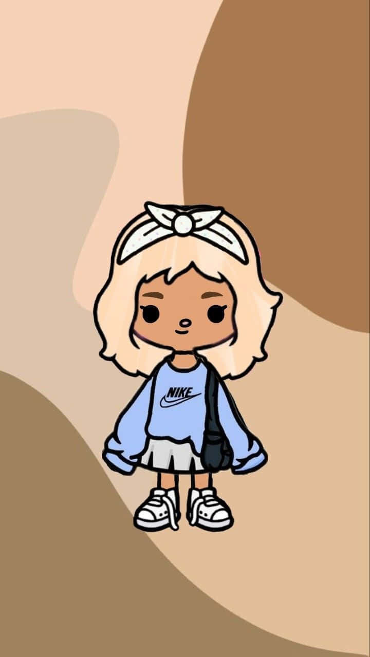 Download Stylish Toca Boca Character Aesthetic Wallpaper