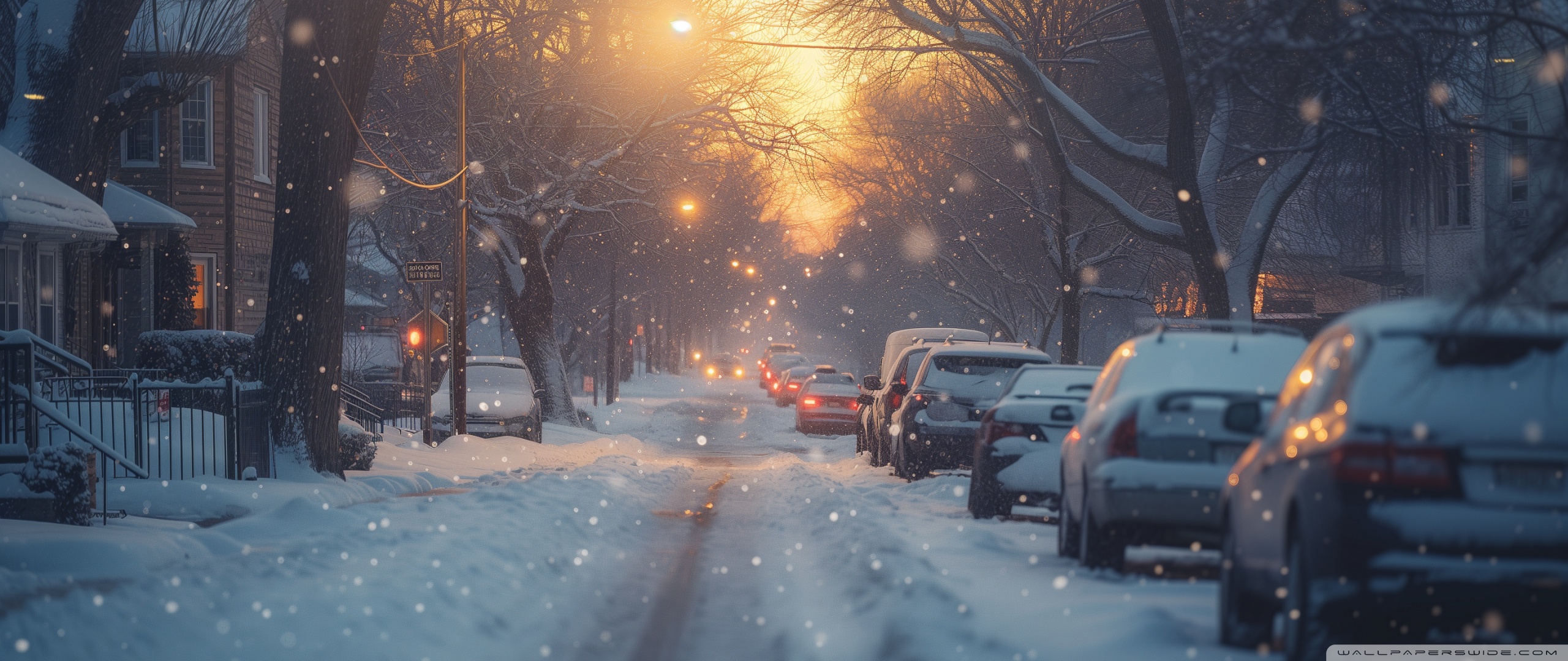 Ultrawide Winter City Wallpapers - Wallpaper Cave
