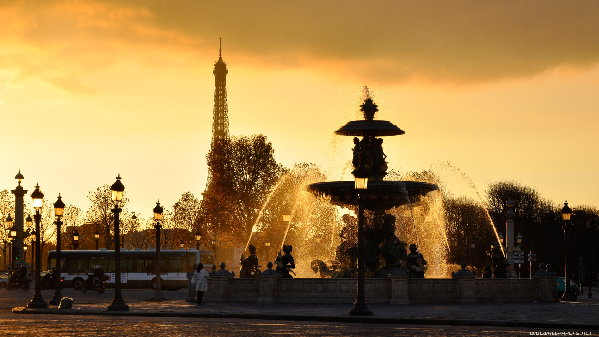 Paris city desktop wallpaper HD and wide wallpaper
