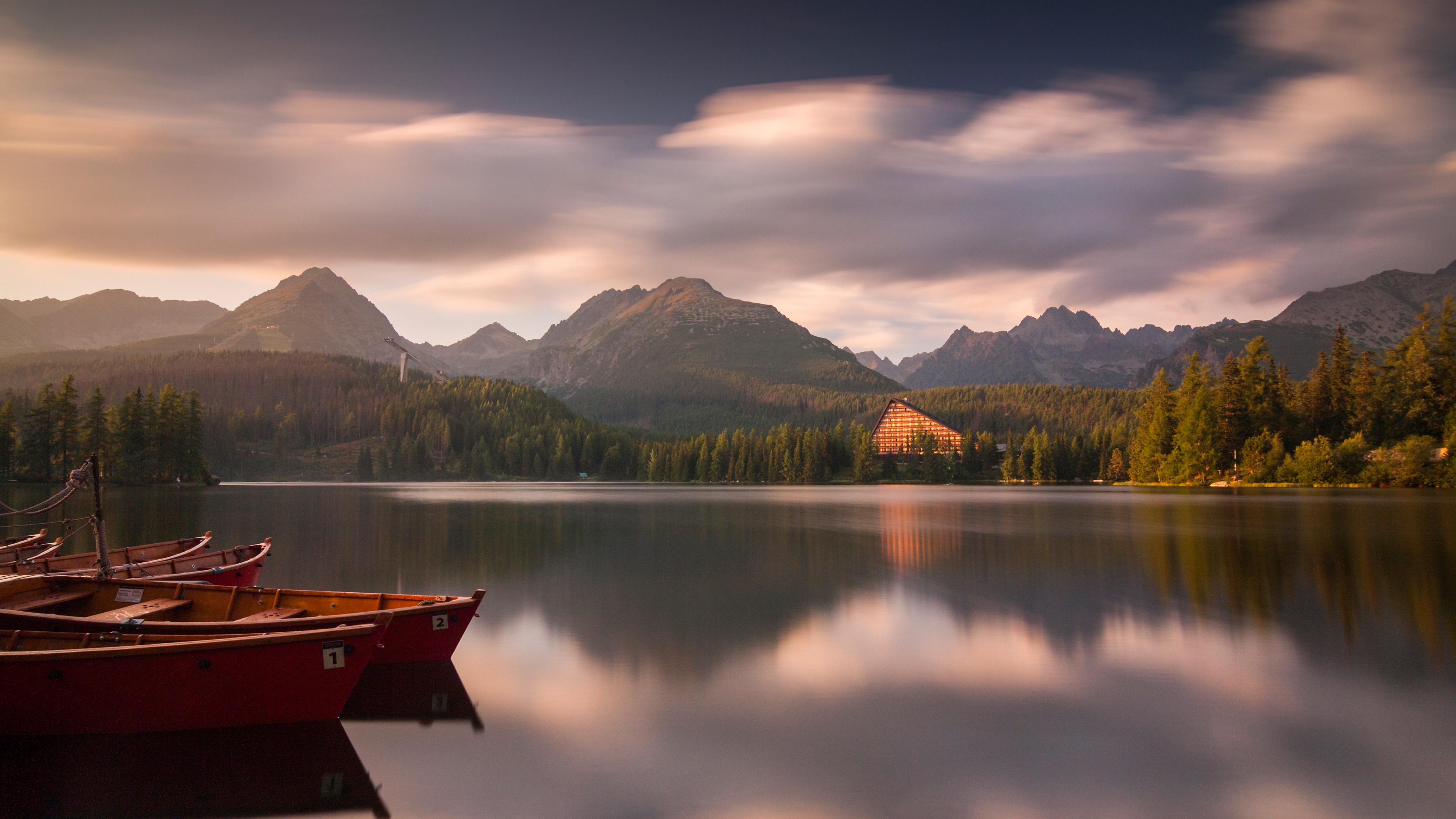 Strbske pleso Wallpaper 4K, Tatra National Park, Slovakia