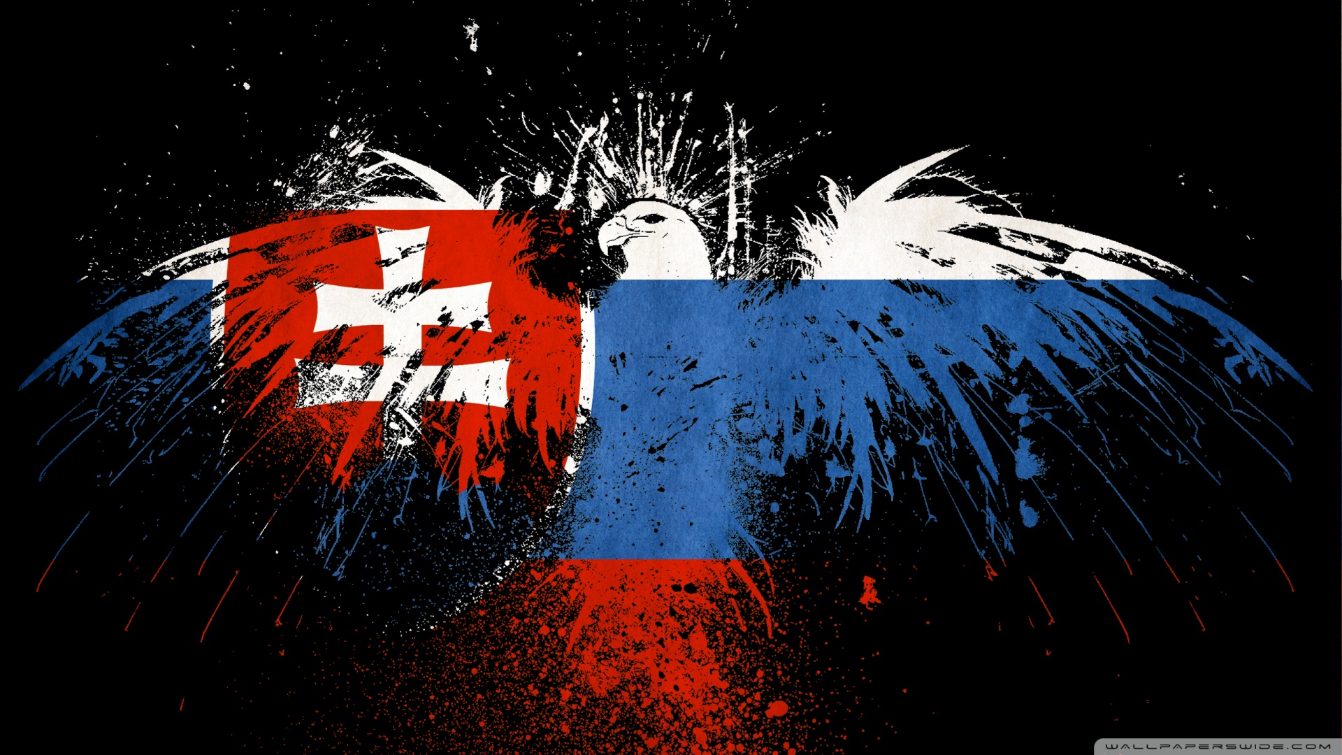 Grunge Flag Of Slovakia 4K UHD Wallpaper for UltraHD Desktop and TV, Smartphone and Tablet Devices