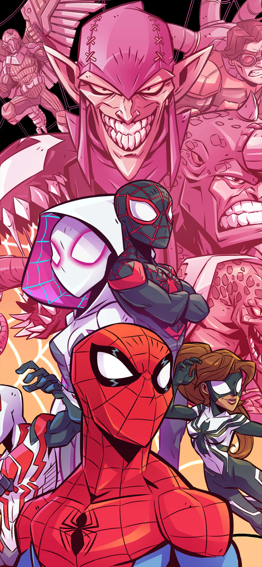 Download Spiderman Crawling on a city wall