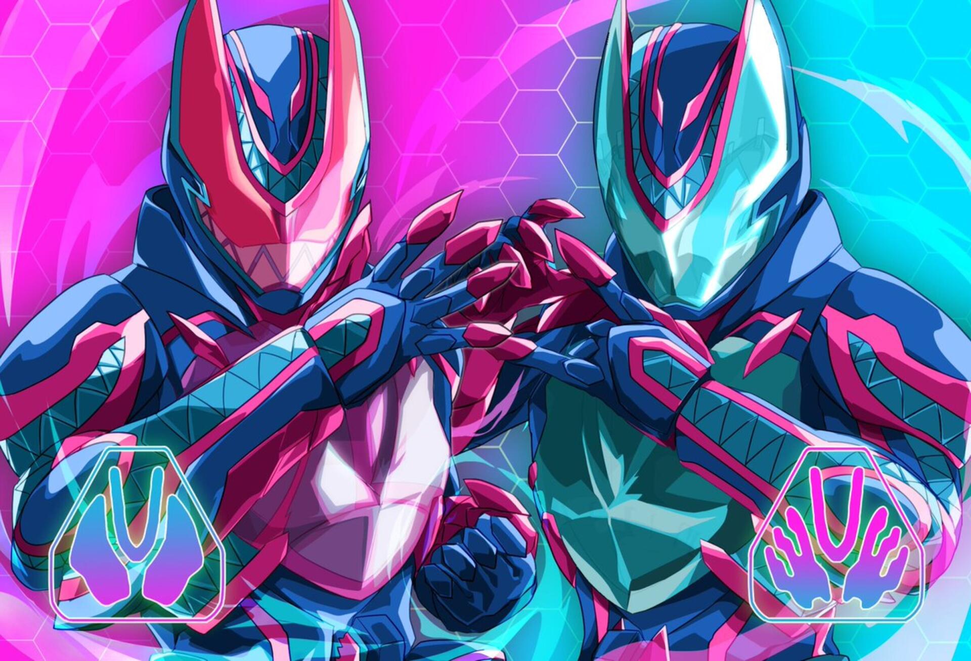Kamen Rider Revice HD Wallpaper: Dynamic Duo in Action