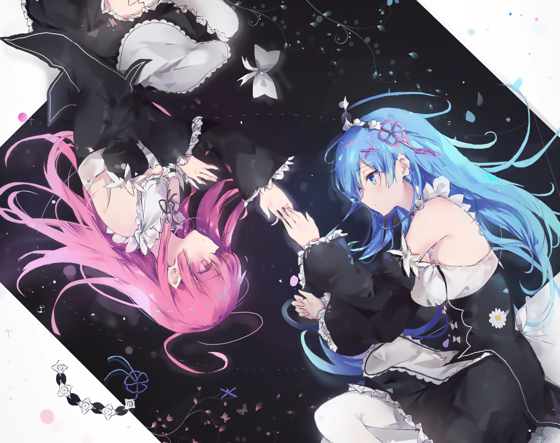 HD Wallpaper: Ram & Rem:ZERO Maid Duo