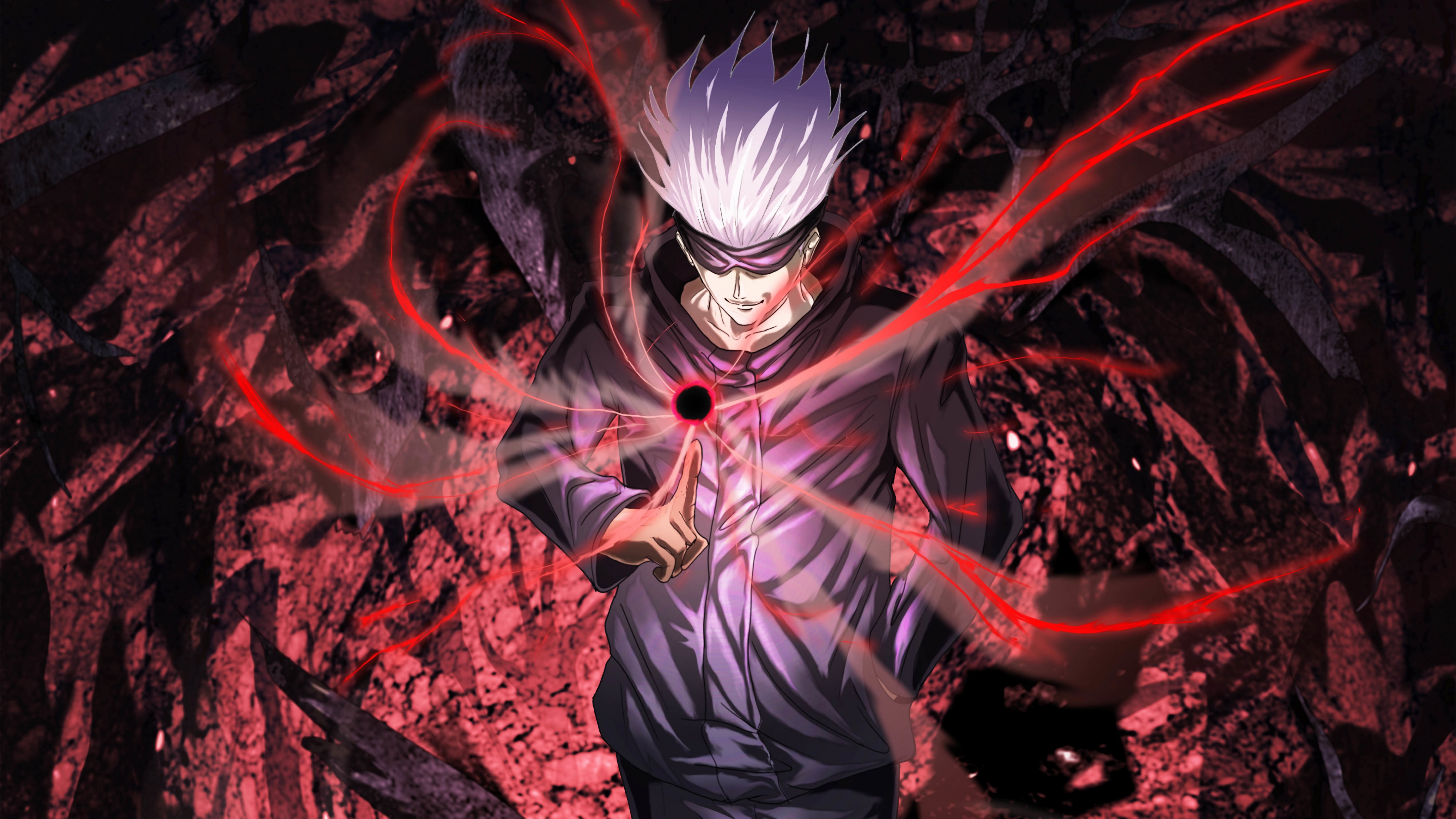 Satoru Gojo Wallpaper 4K, Artwork, Jujutsu Kaisen