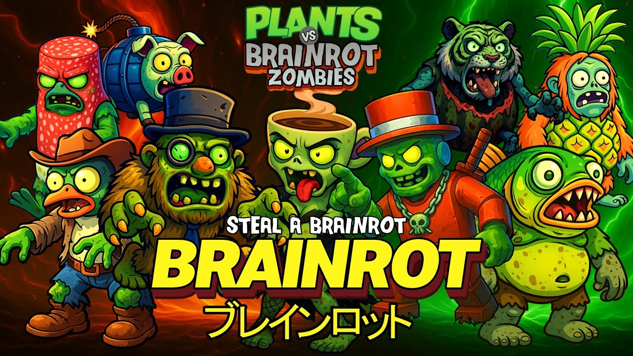 BRAINROT Plants vs Zombies Brainrot. Official Music Video