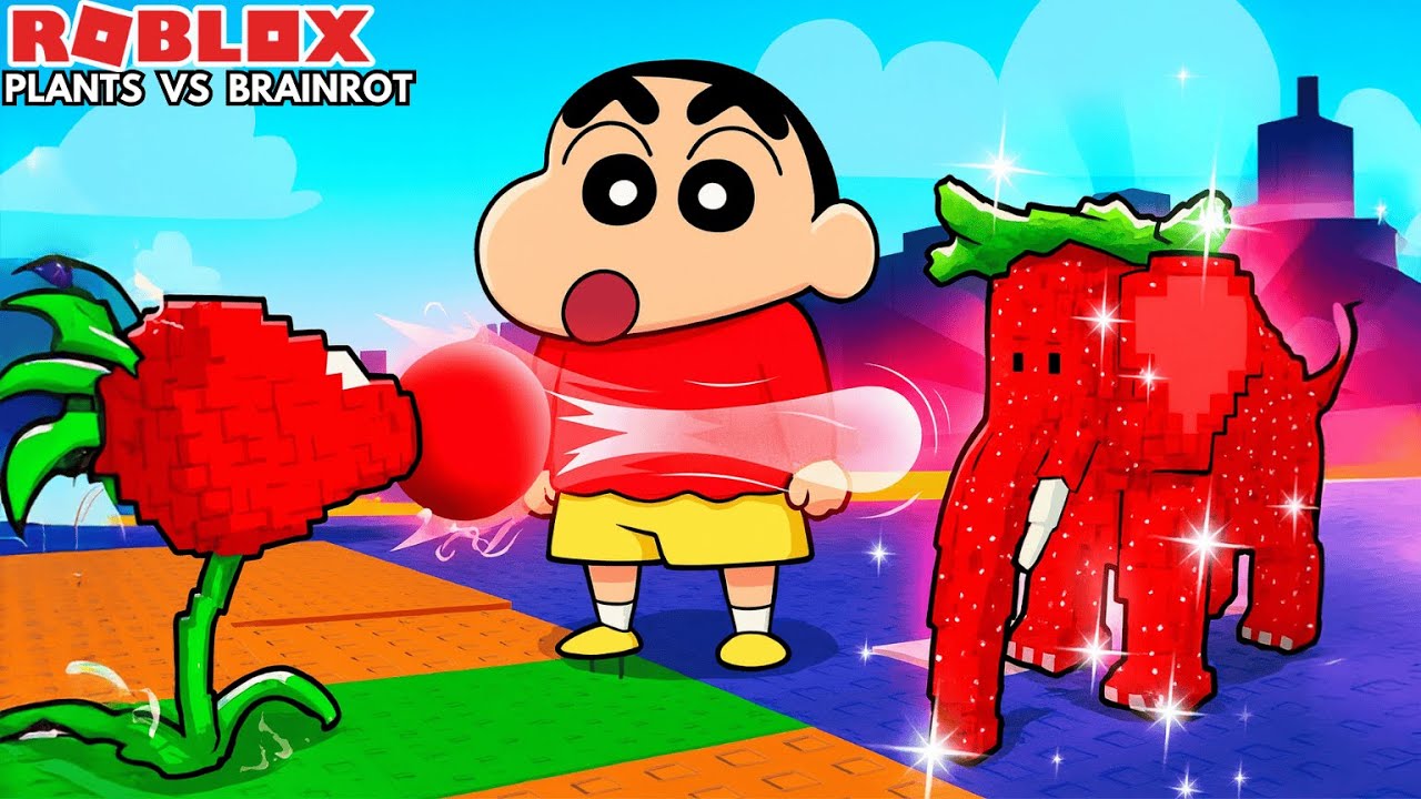 Brainrots Vs Plants Gameplay in Tamil. GAMING WITH SHINCHAN
