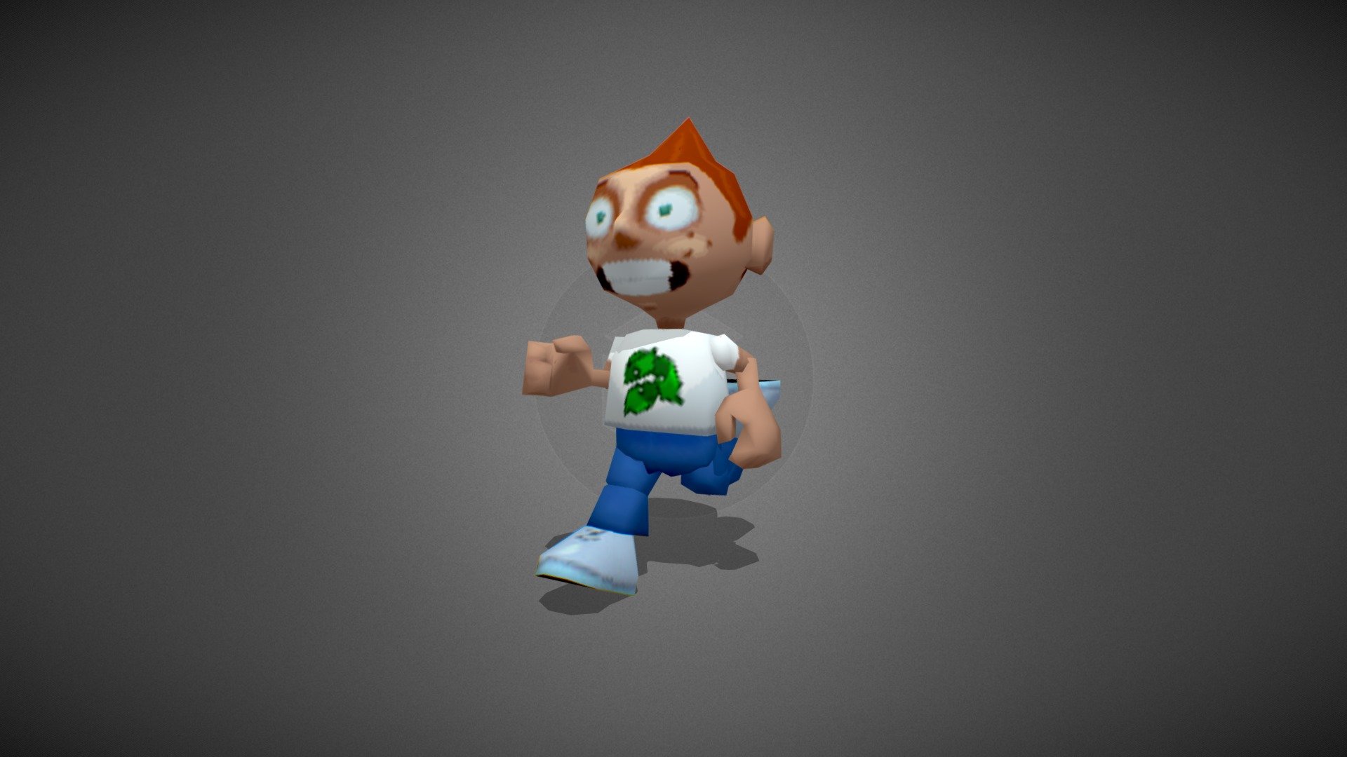 LowPoly Richardson Fredrick (Running Fred) Free 3D model by Son78 [74f8099]