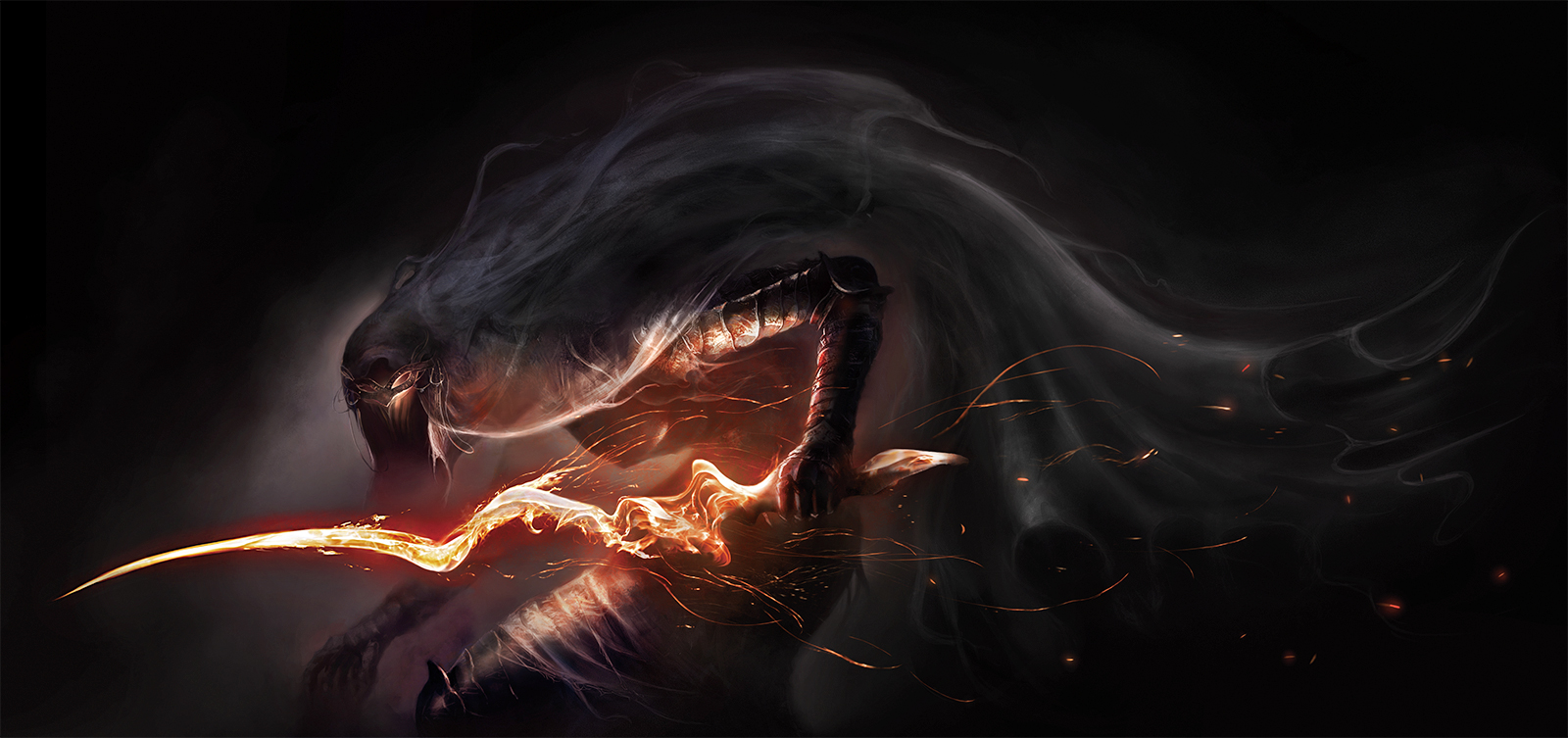Artwork Dancer of the Boreal Valley. Dark Souls III. FromSoftware. Cook and Becker