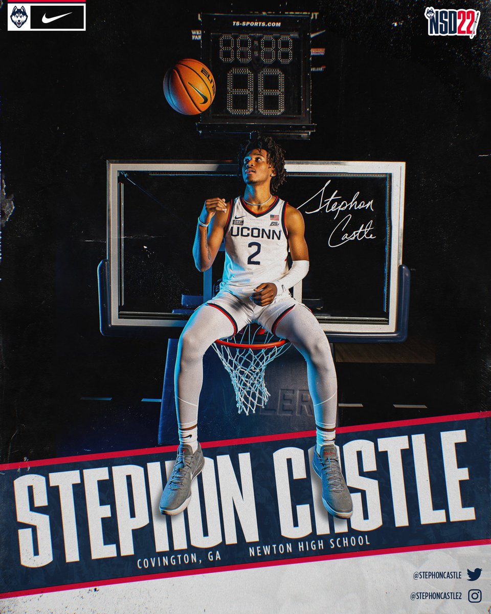 UConn commit Stephon Castle excited for Final Four, eyeing big role next season