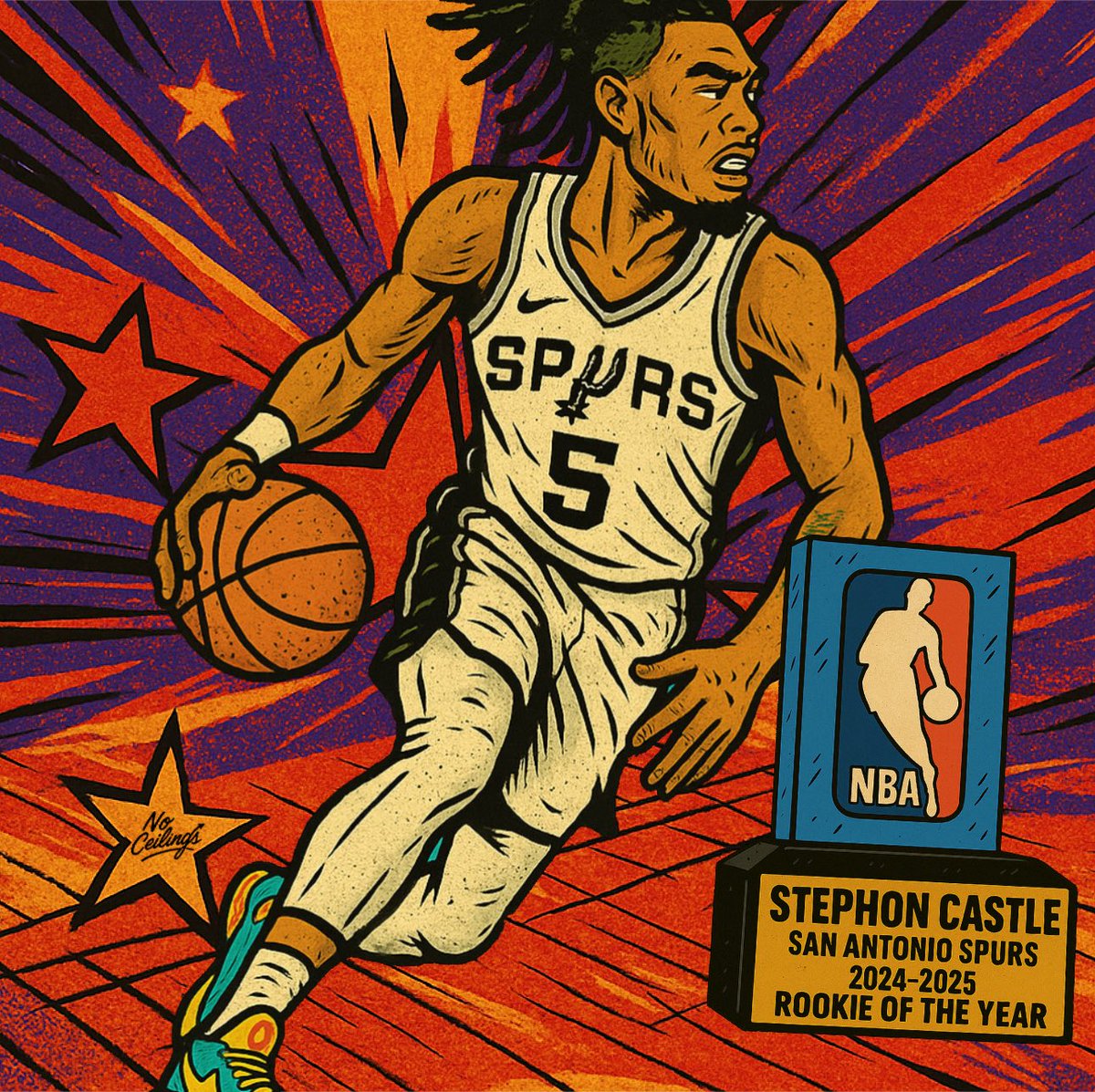 No Ceilings Castle—the 4th Overall Pick By The San Antonio Spurs In The 2024 NBA Draft—is Your 2024 25 NBA Rookie Of The Year
