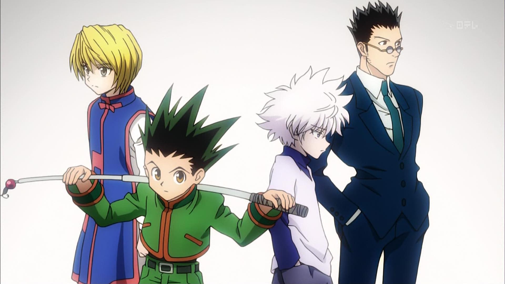 Phone wallpaper: Hunter X Hunter, Anime, Gon Freecss, Killua Zoldyck, Kurapika (Hunter × Hunter), Leorio Paradinight 616364