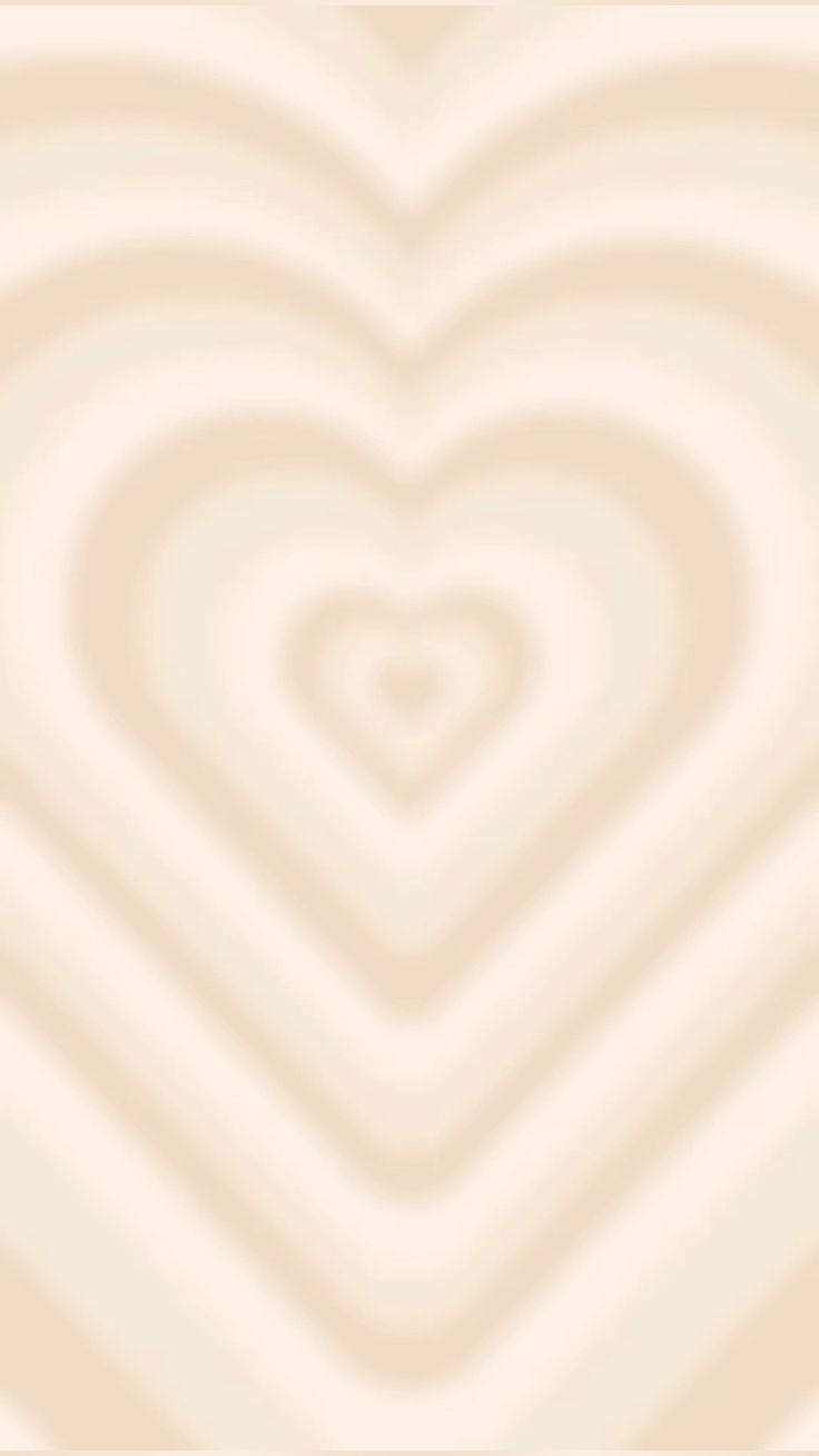 Beige aura heart wallpaper