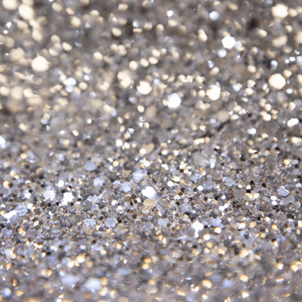 Download Silver Glitter Glimmering in the Light