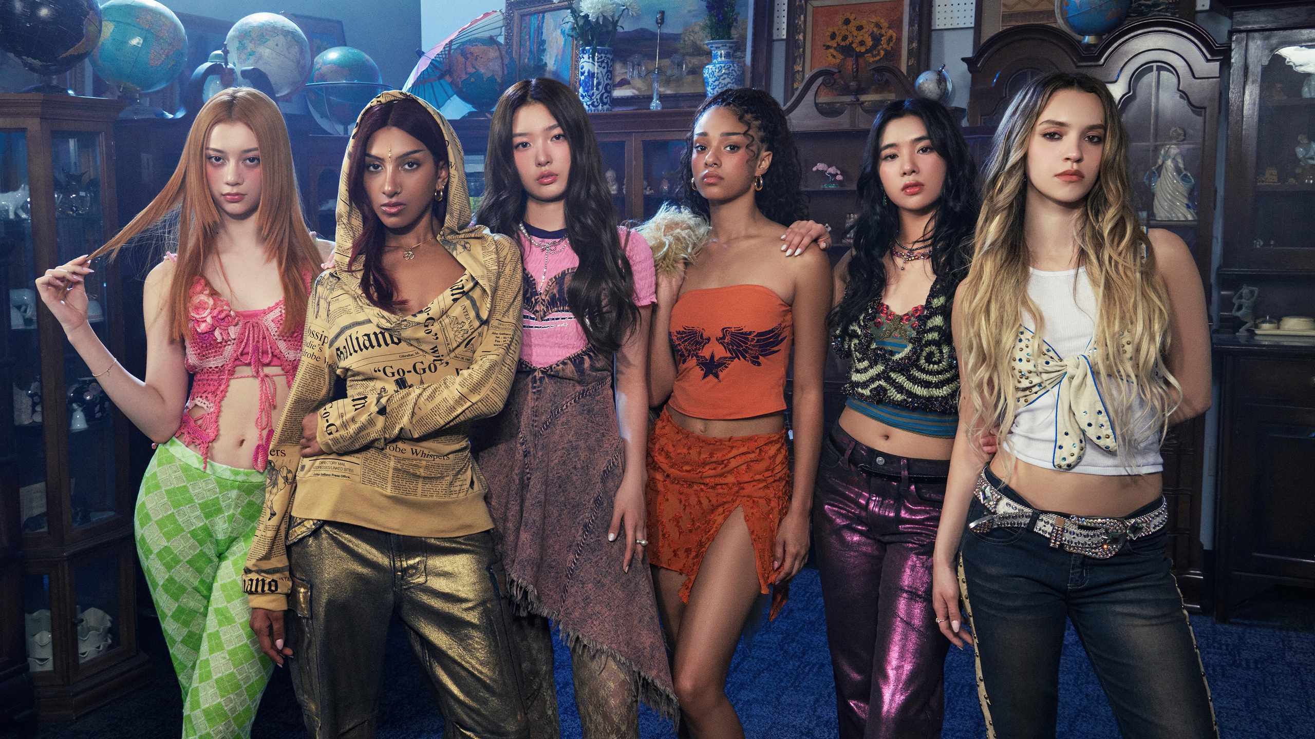 KATSEYE Wallpaper 4K, 5K, Girl group, Manon, Sophia