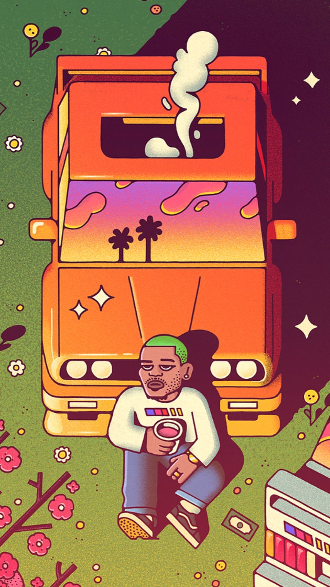 Frank Ocean phone wallpaper for yall stans