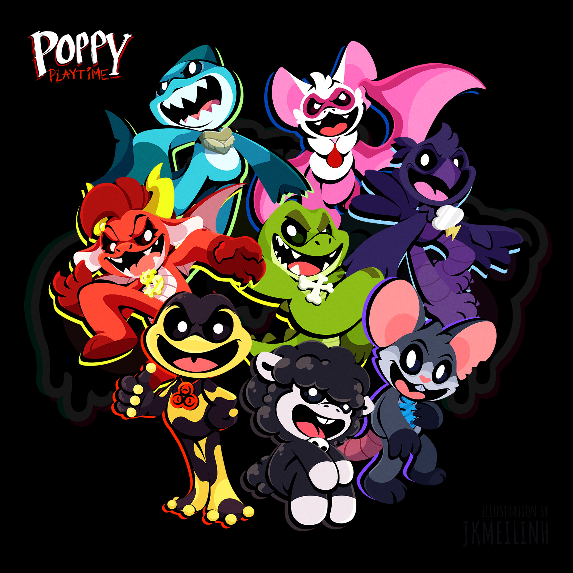 Nightmare Critters by JKMeiLinh on Newgrounds