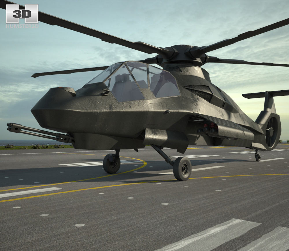 Boeing Sikorsky RAH 66 Comanche 3D Model