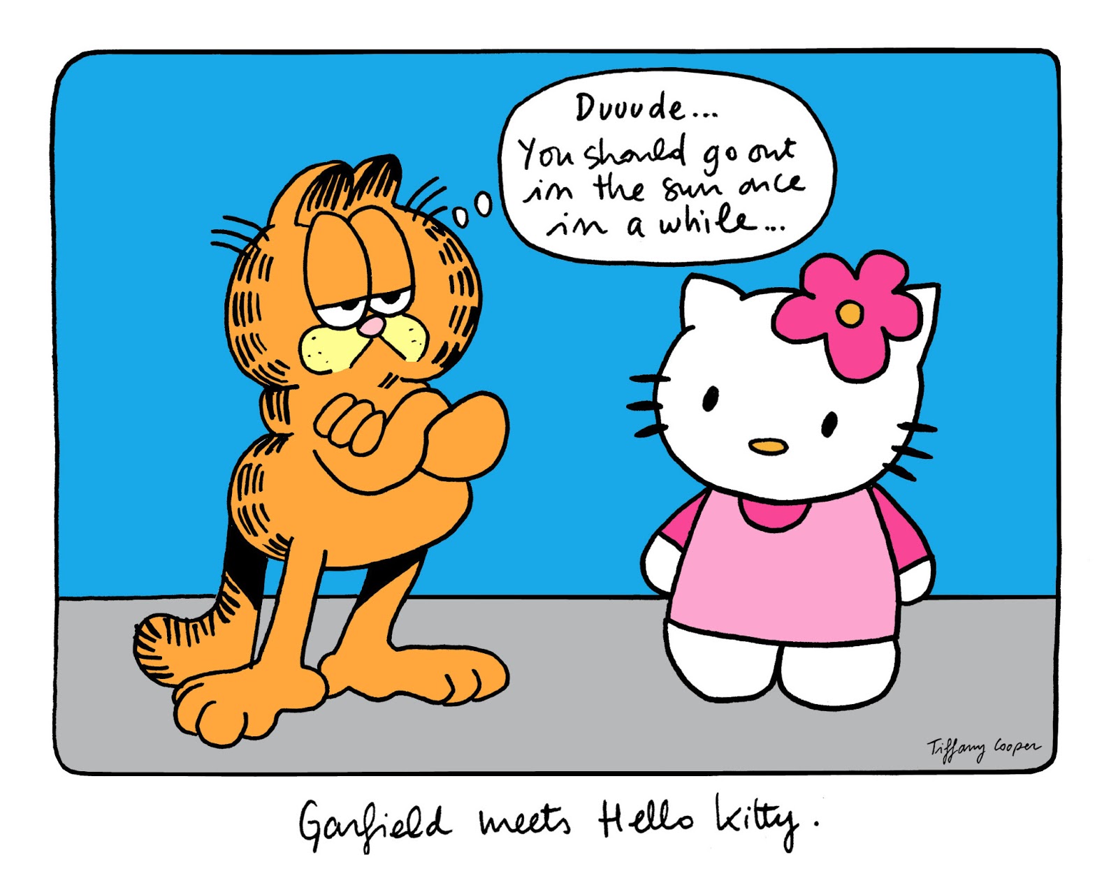garfield, Hello, Kitty Wallpaper HD / Desktop and Mobile Background