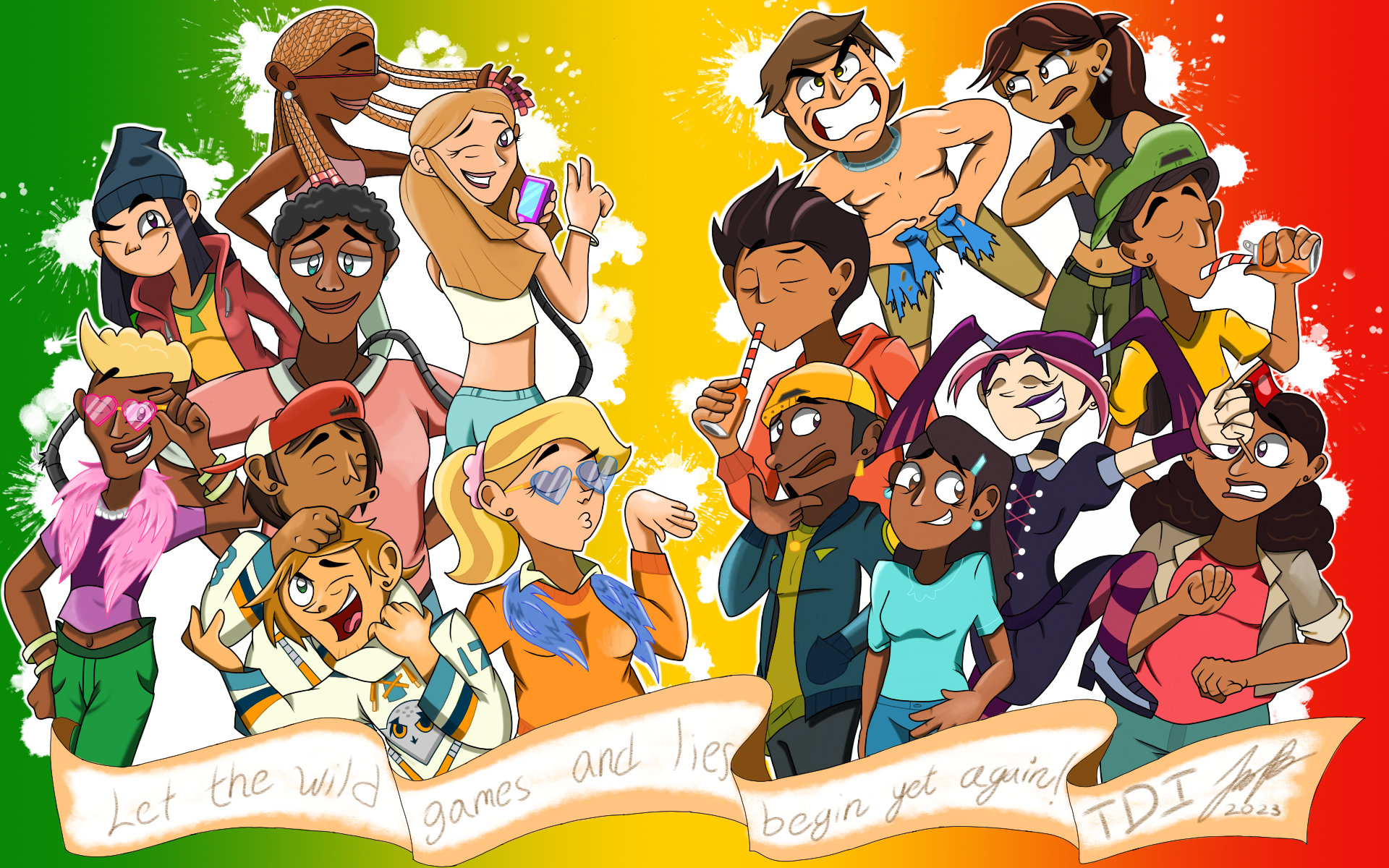 Total Drama 2023 Sticker Set