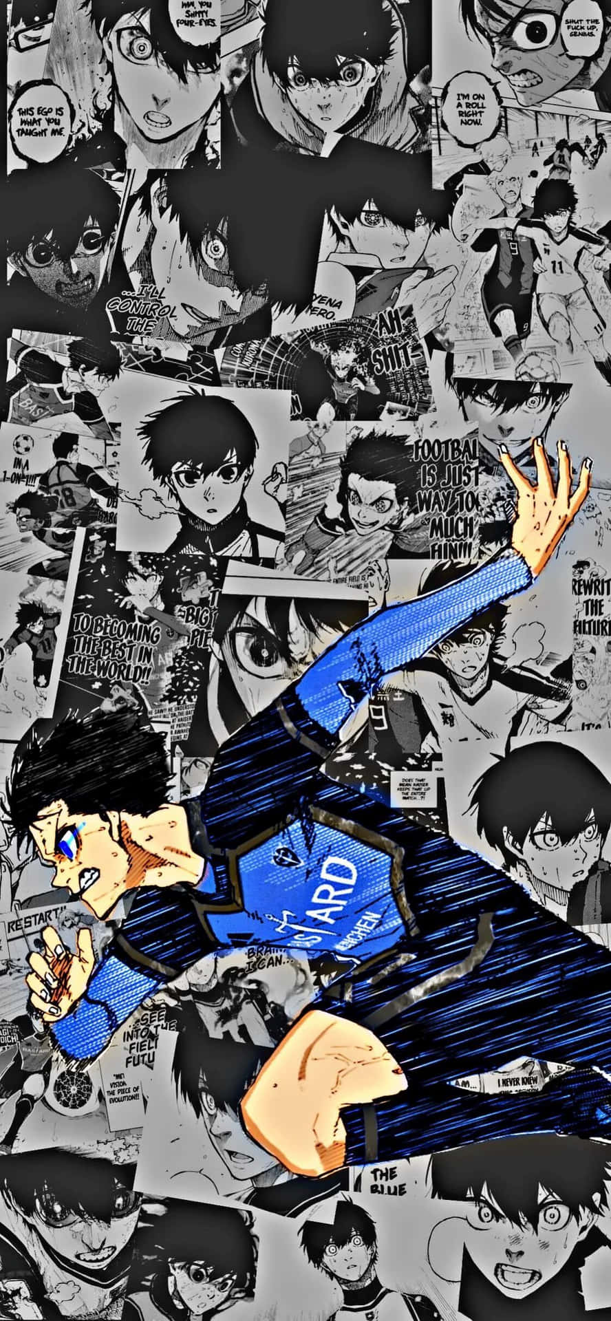Blue Lock Manga Wallpaper