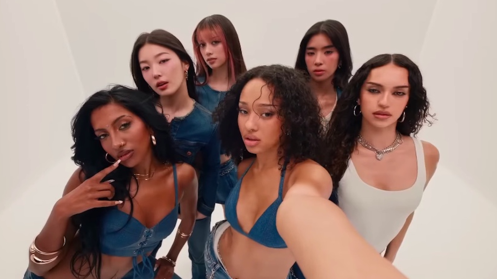 GAP Enlists Multicultural Girls Group 'Katseye' For Jeans Ad