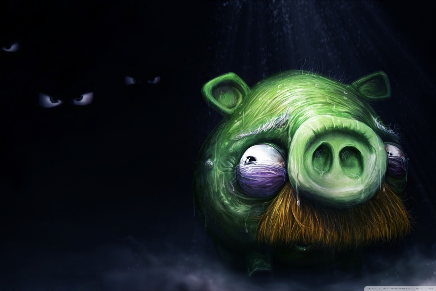 Angry Birds Alone Pig 4K UHD Wallpaper for UltraHD Desktop and TV, Widescreen and UltraWide Display, Smartphone and Tablet Devices